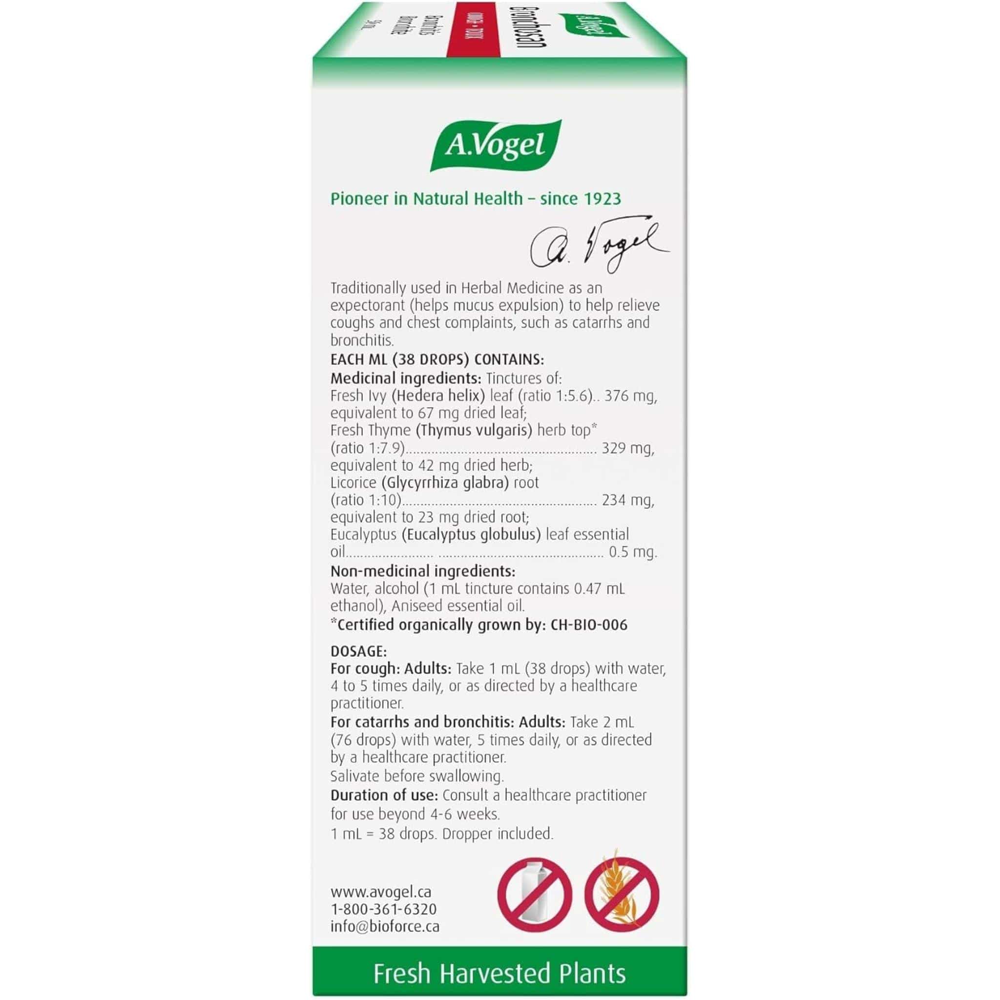 A. Vogel Bronchosan, Reduces cough and helps expel mucus, 50ml - Image 4