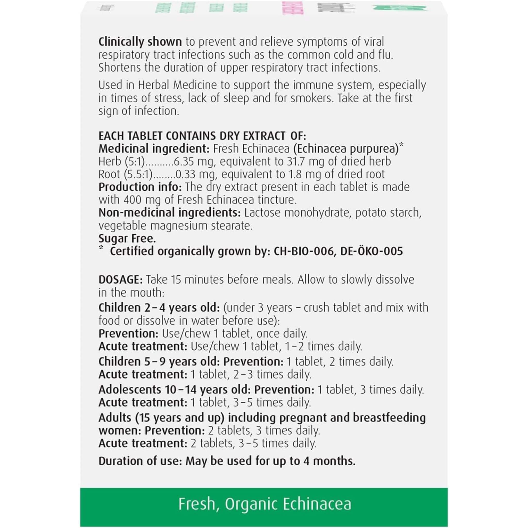 A. Vogel Echinaforce Colds, 120 Tablets - Image 3