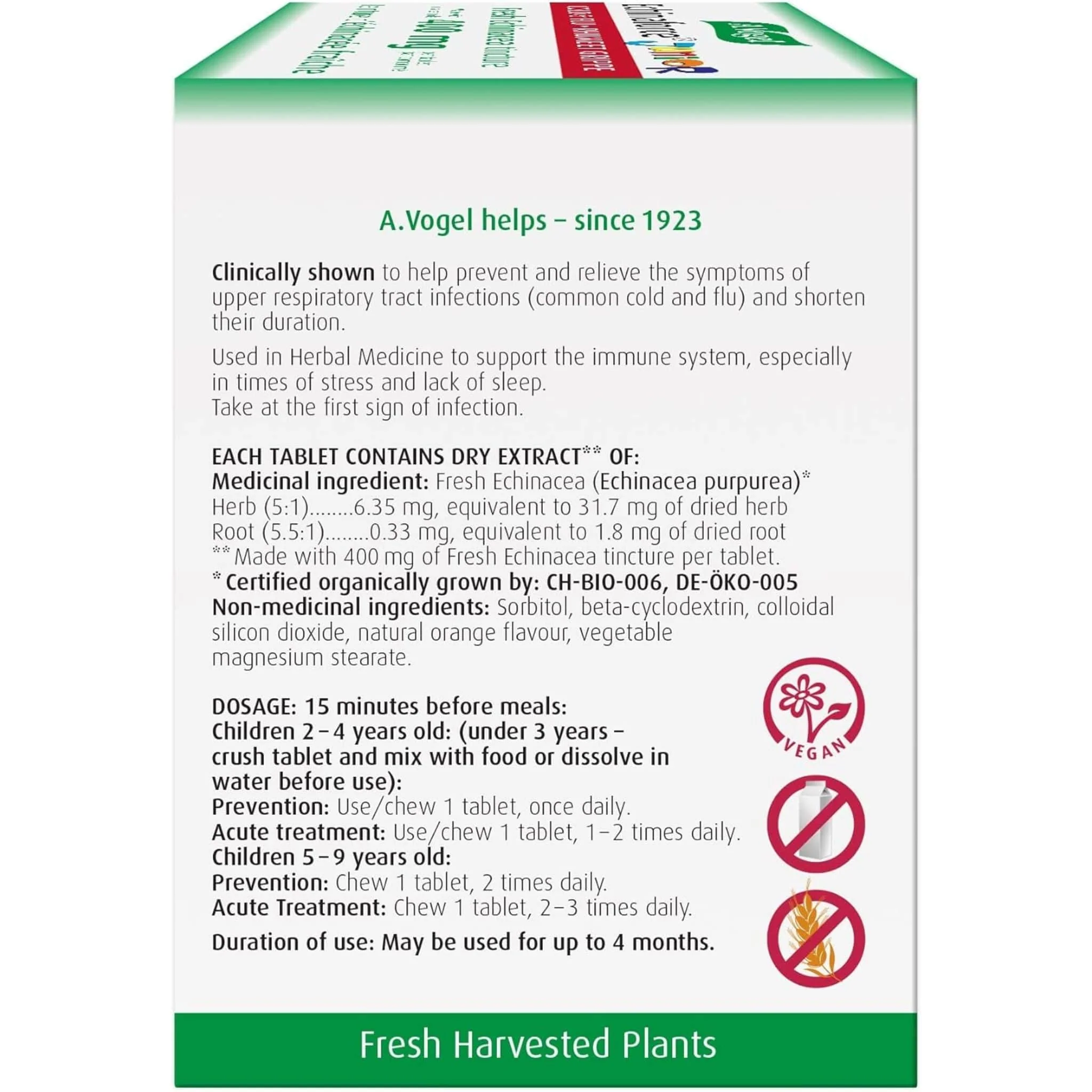 A. Vogel Echinaforce Junior Echinacea, Cold and Flu Prevention and Treatment for Kids, Chewable/Dissolving Tablets - Image 3