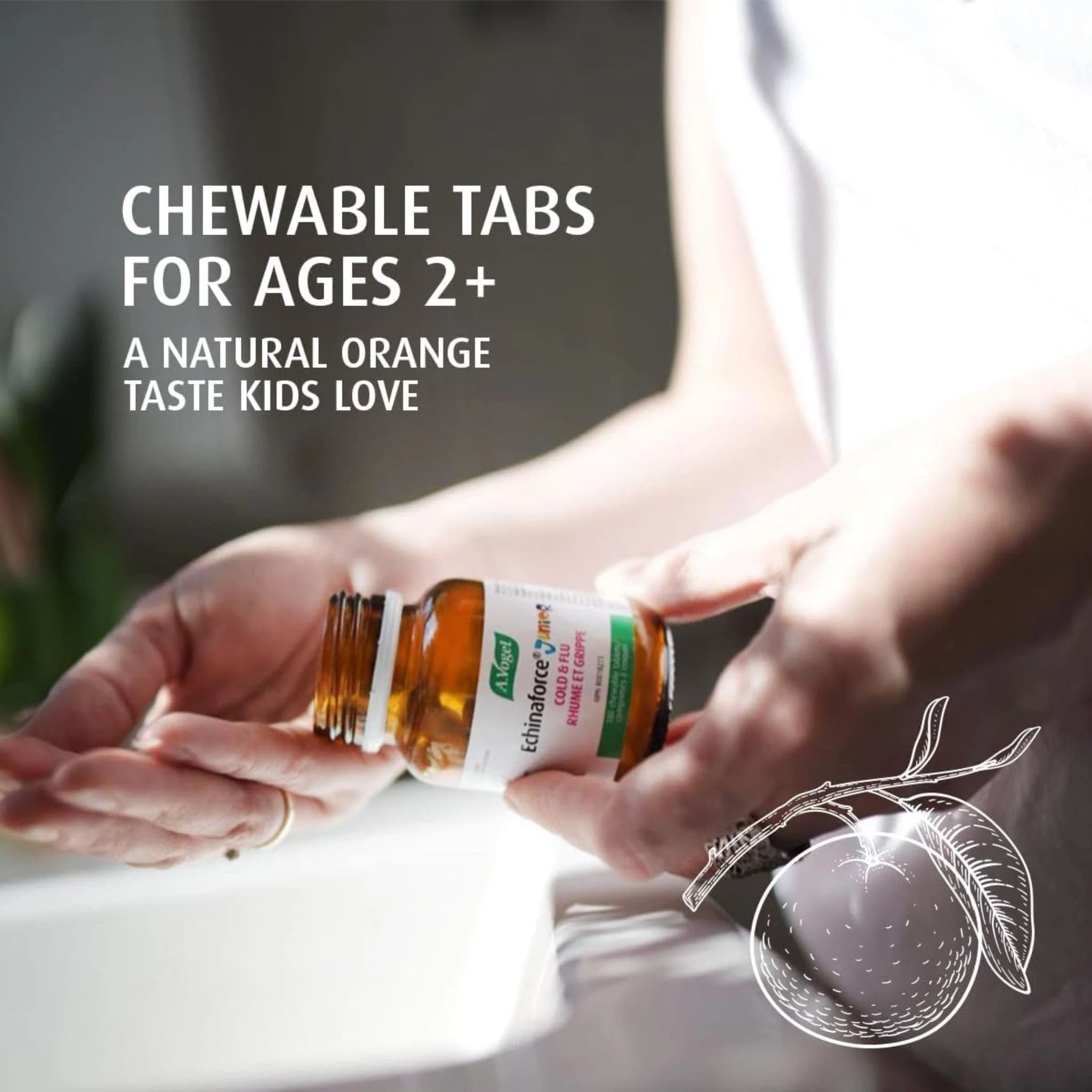 A. Vogel Echinaforce Junior Echinacea, Cold and Flu Prevention and Treatment for Kids, Chewable/Dissolving Tablets - Image 6