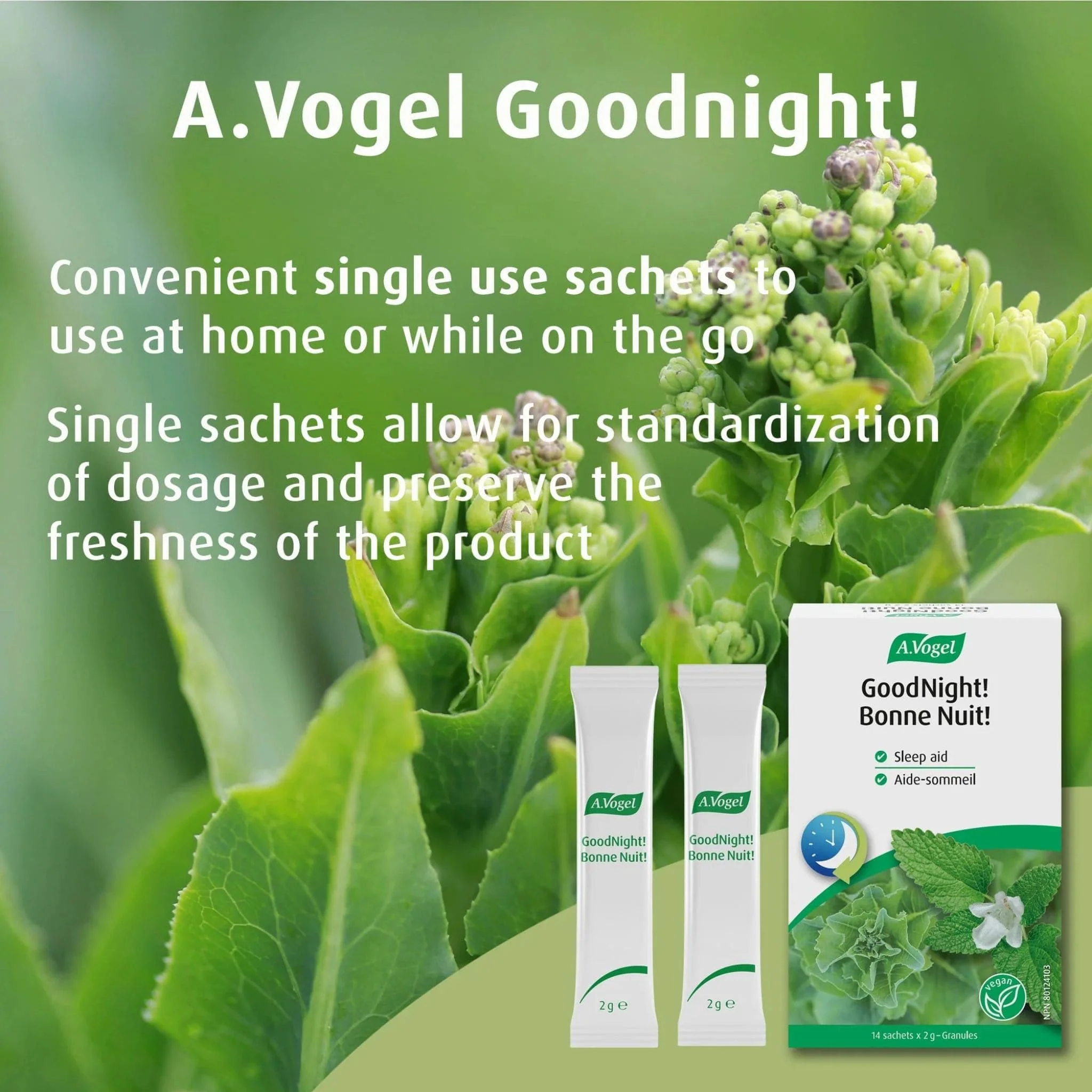 A.Vogel GoodNight, Sleep Aid, 14 sachets x 2g - Image 4