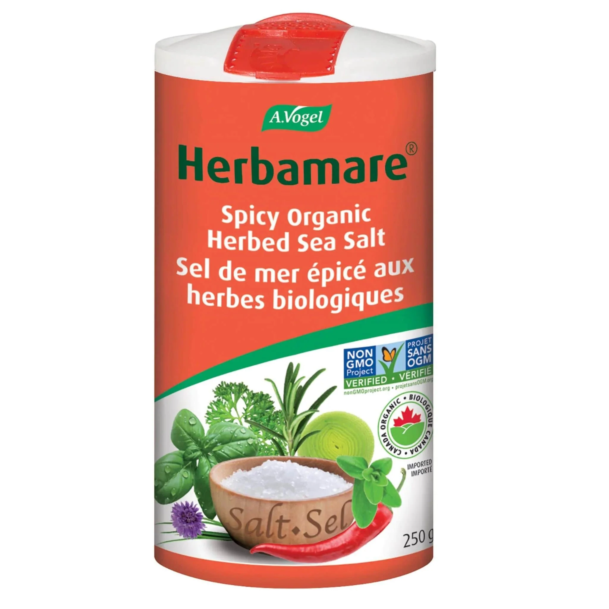 A. Vogel Herbamare Spicy Organic Herbed Sea Salt, 250g