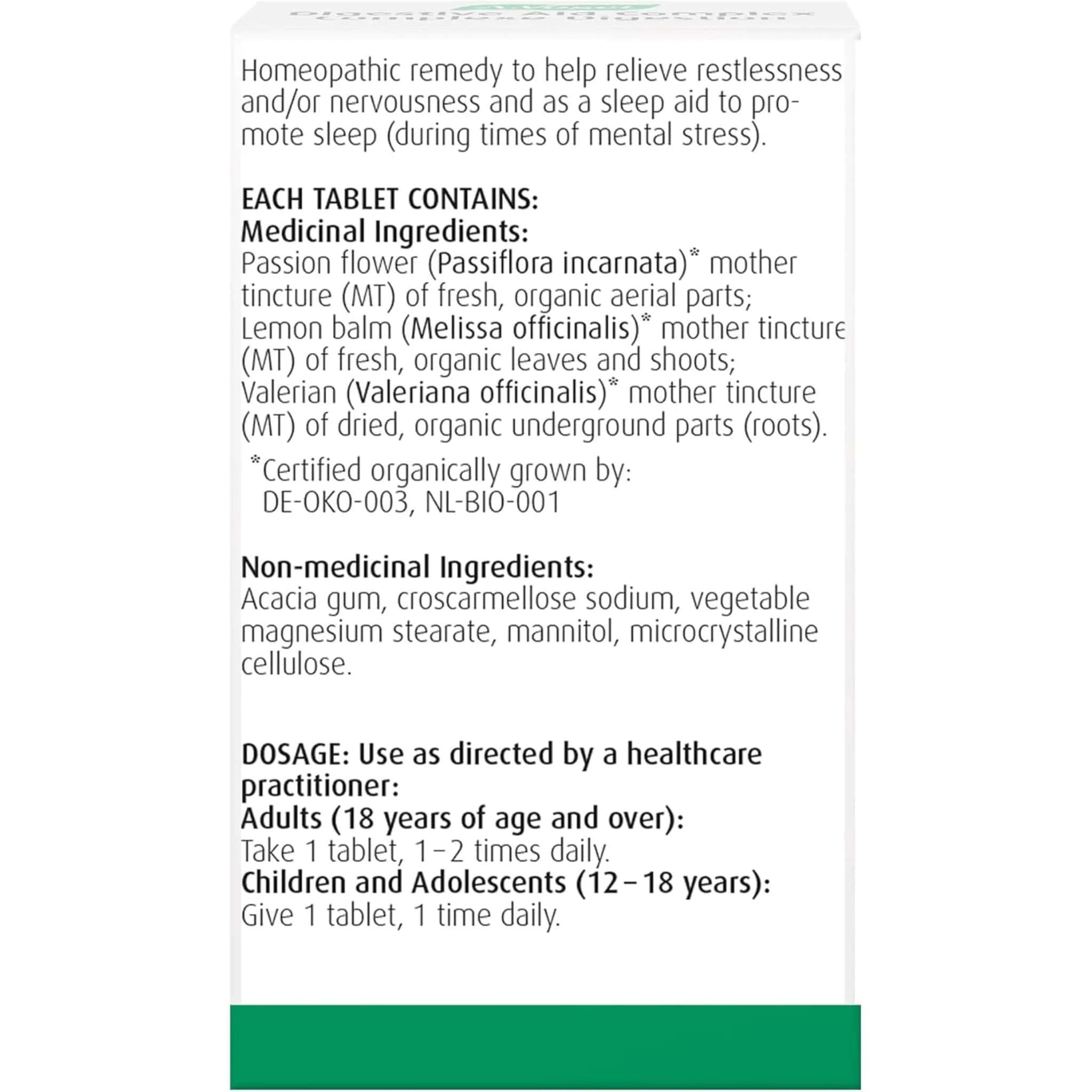 A. Vogel Relax Tablets, Sleep Aid and Mental Stress Relief, 60 Tablets - Image 2