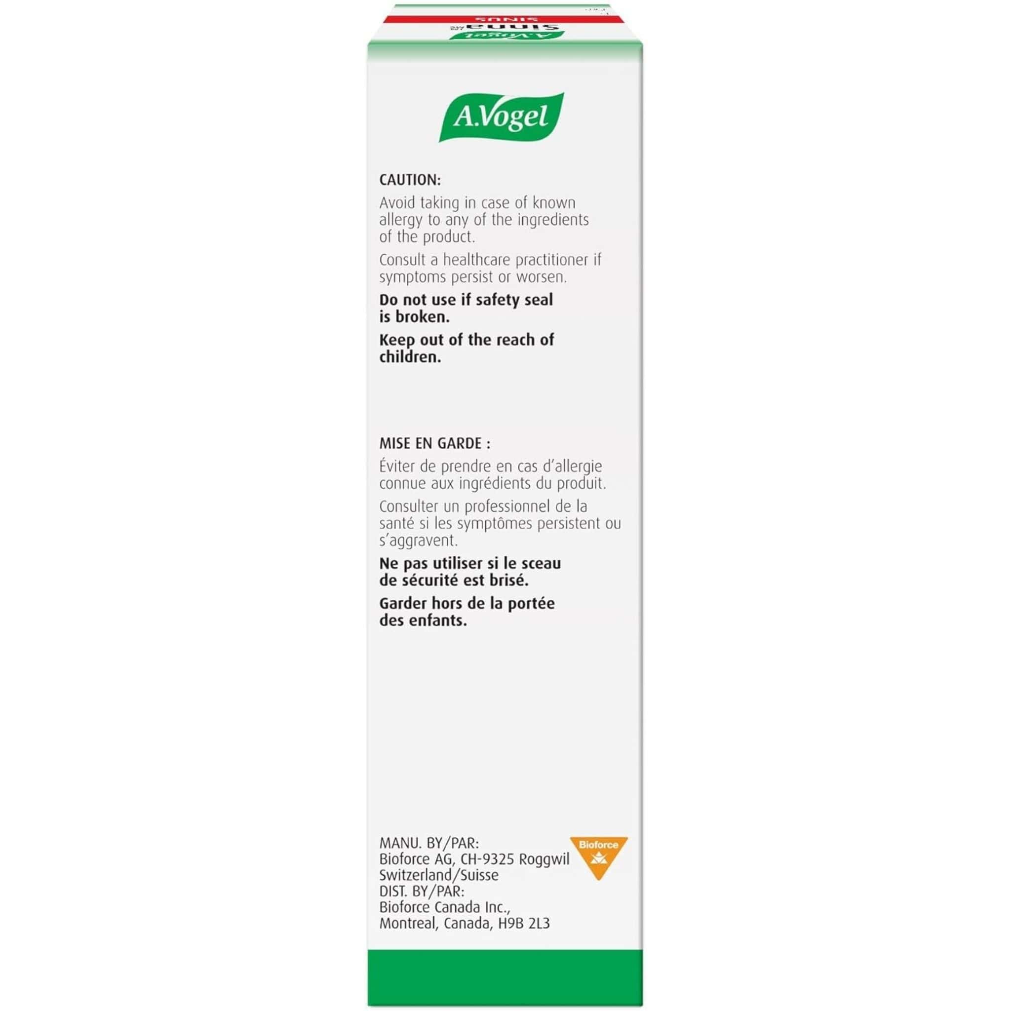 A. Vogel Sinna Nasal Spray, 20ml - Image 2