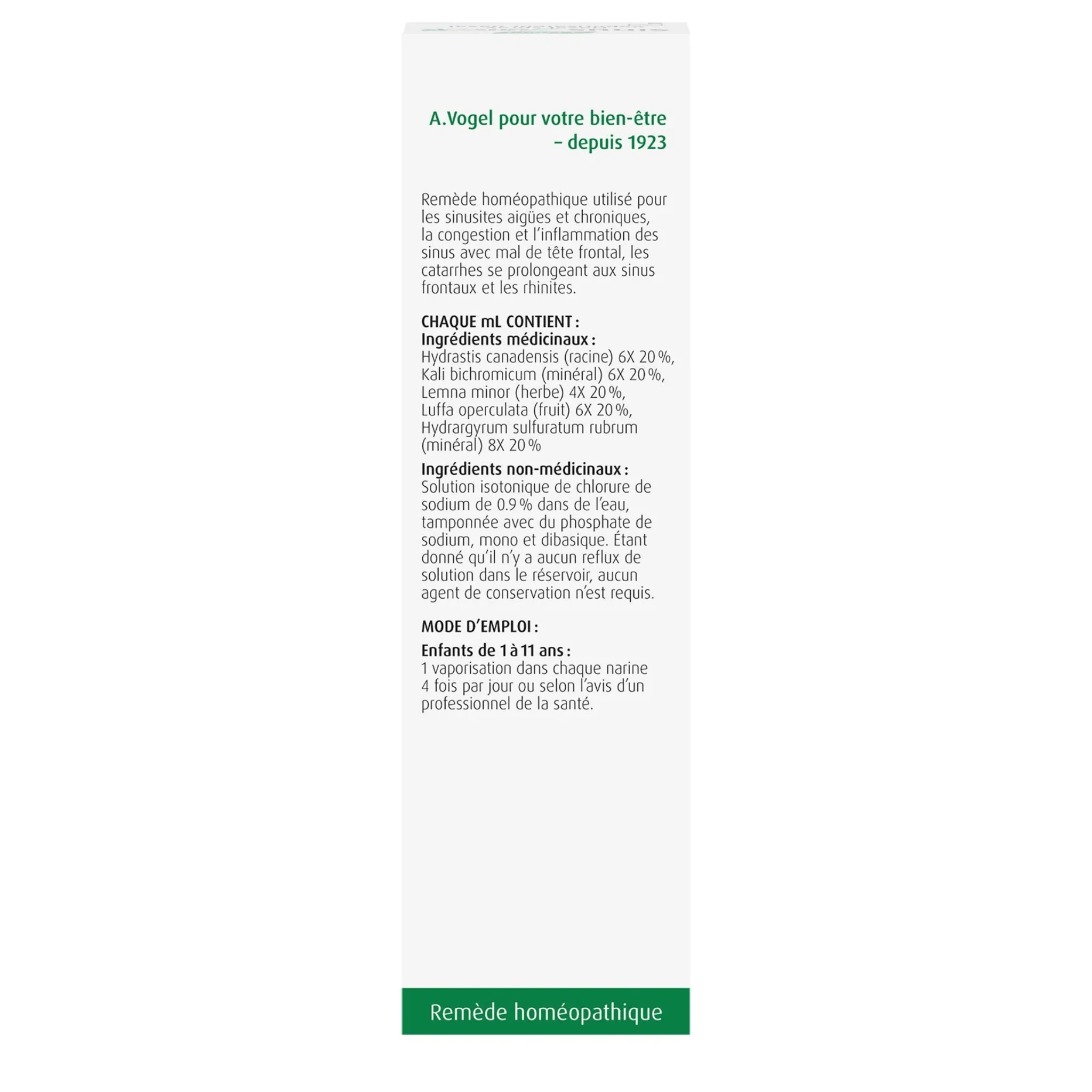 A.Vogel Sinus Junior, Nasal Spray, Natural Remedy for Sinus Congestion, 20ml - Image 3