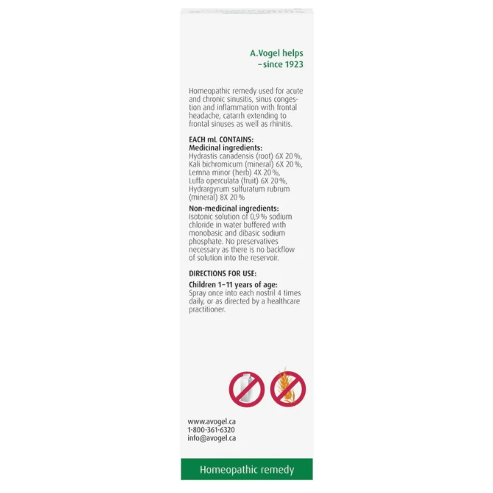 A.Vogel Sinus Junior, Nasal Spray, Natural Remedy for Sinus Congestion, 20ml - Image 4