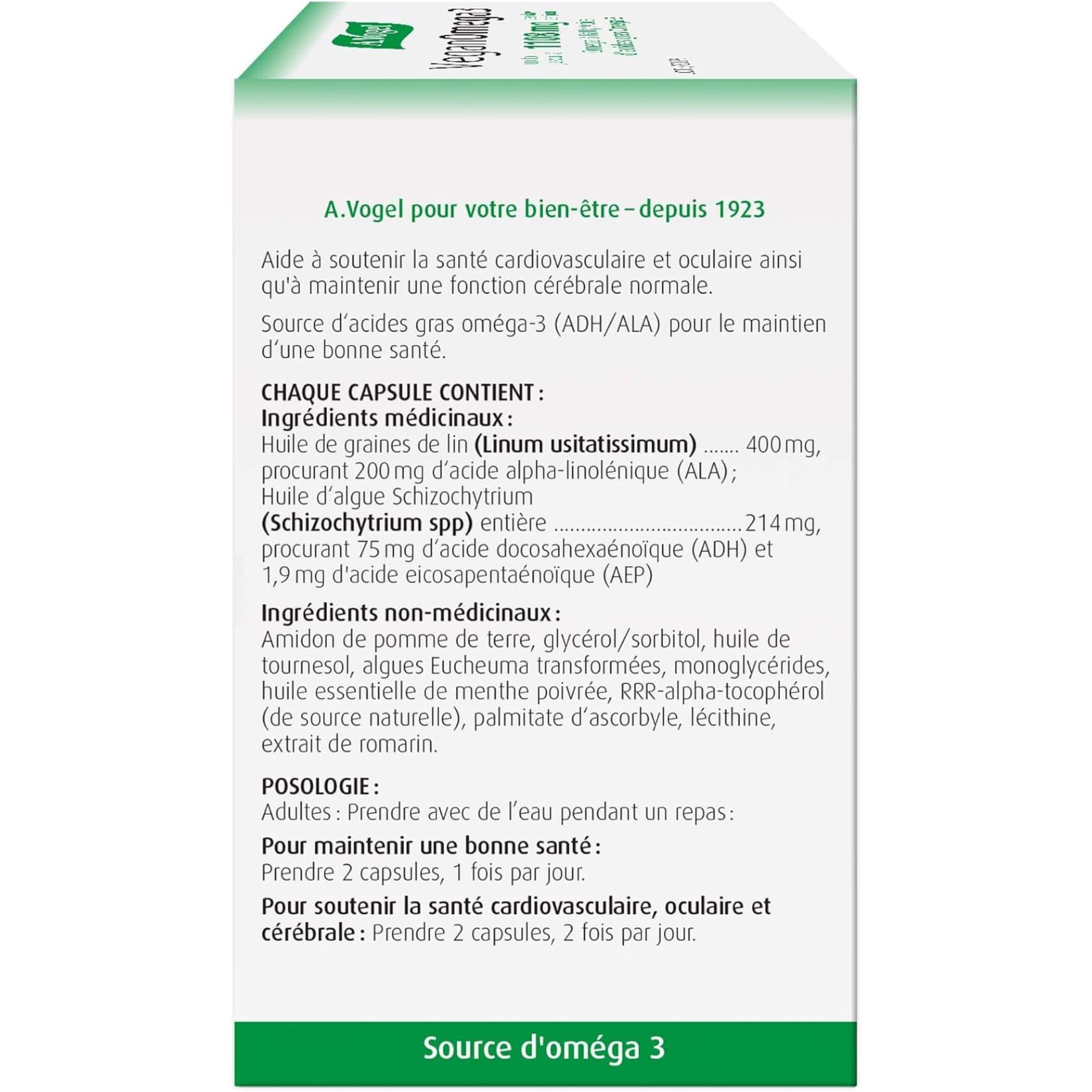 A. Vogel Vegan Omega-3, 60 Capsules - Image 4