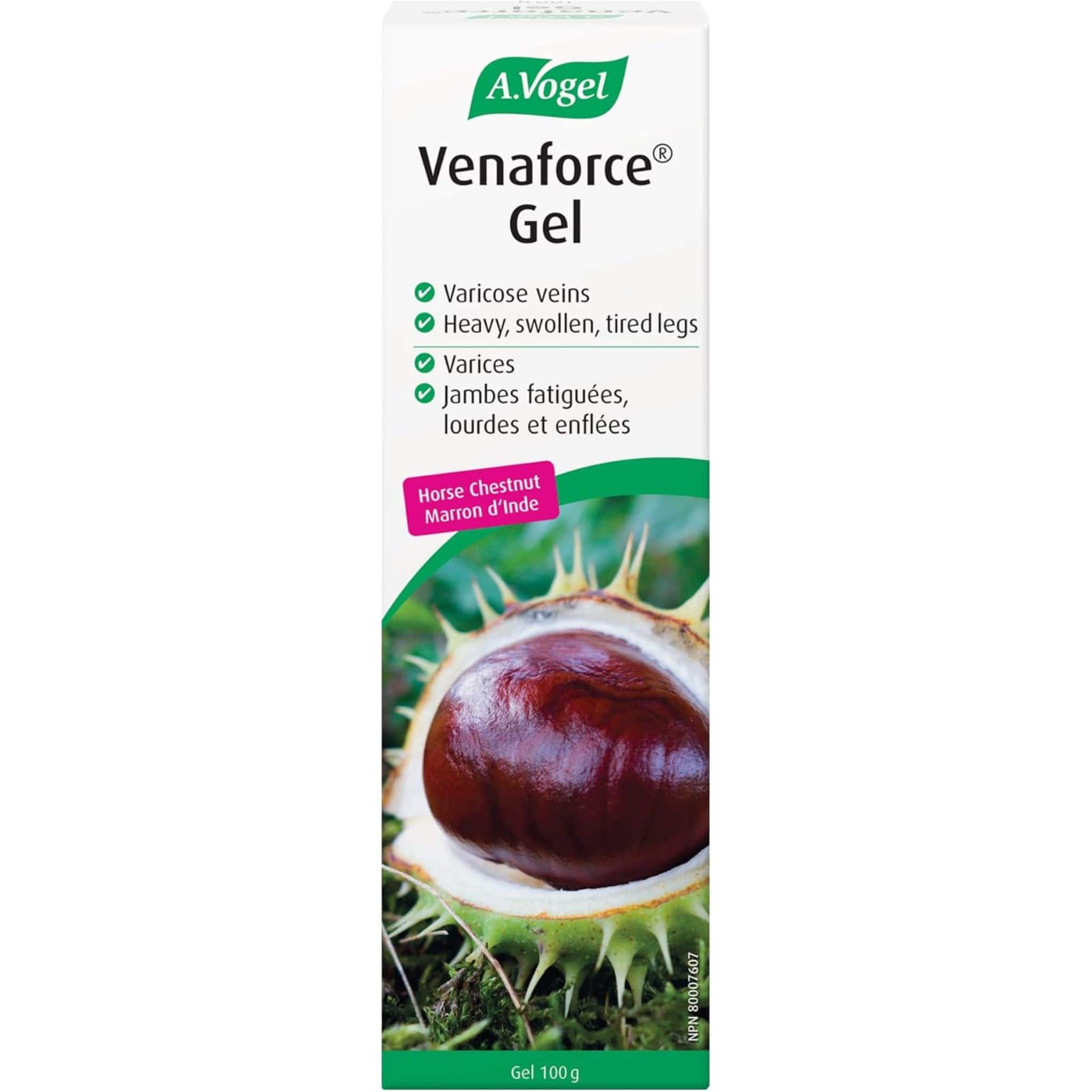 A. Vogel Venaforce Gel, Refreshes and revitalizes tired legs, 100g