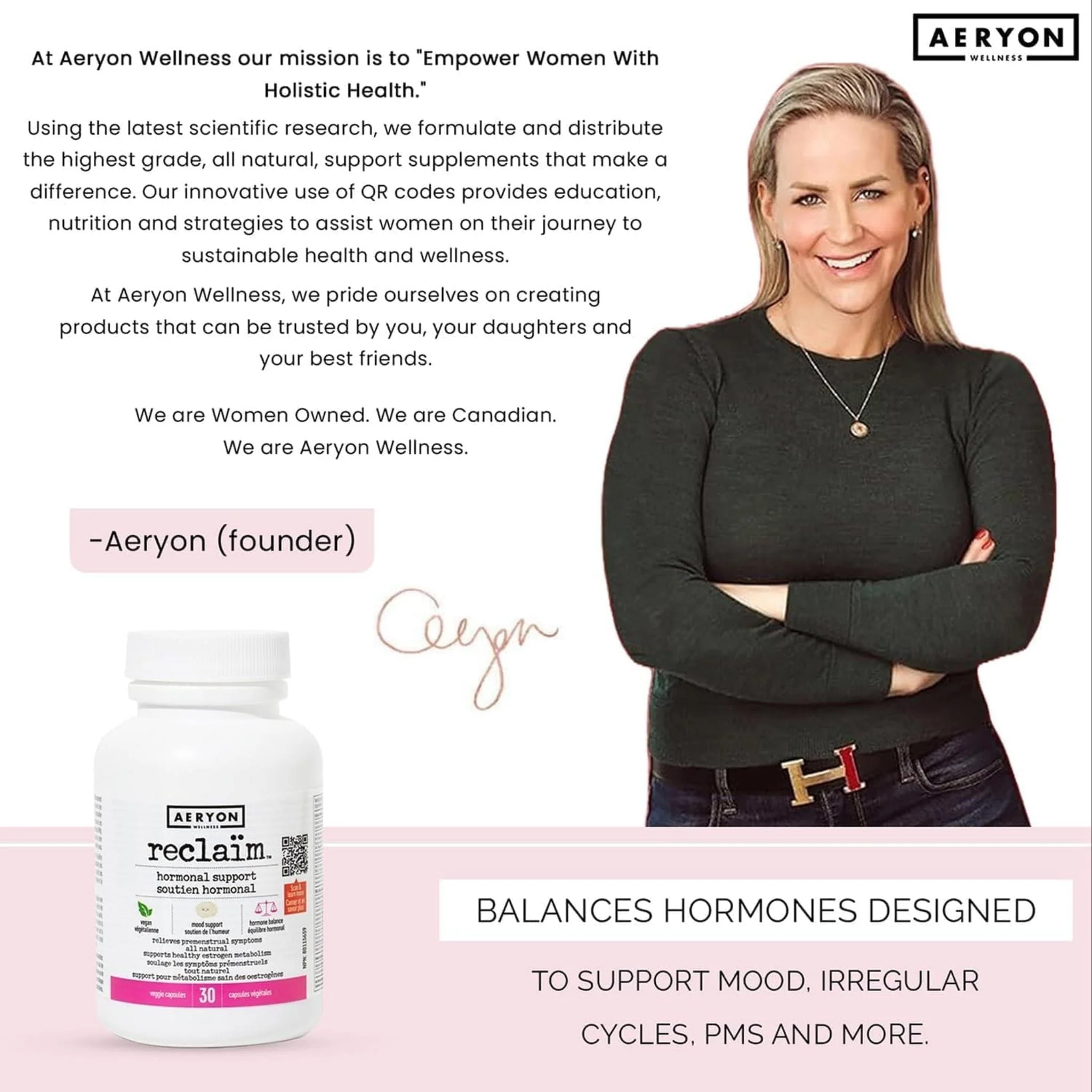 Aeryon Wellness Reclaim, Hormone Support - Image 5
