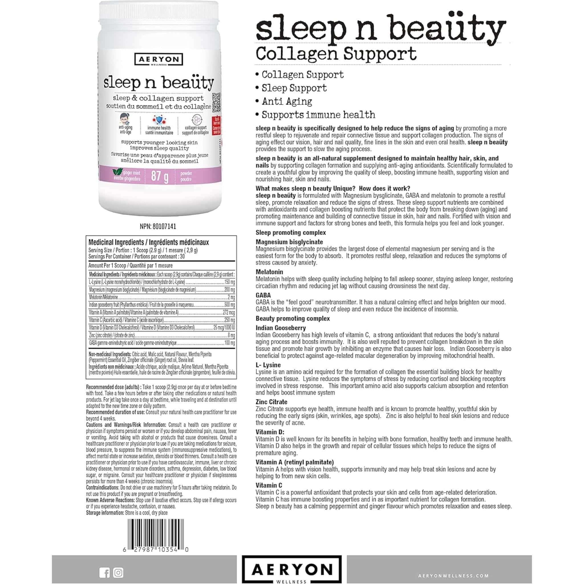 Aeryon Wellness Sleep N Beauty, 87 g - Image 4