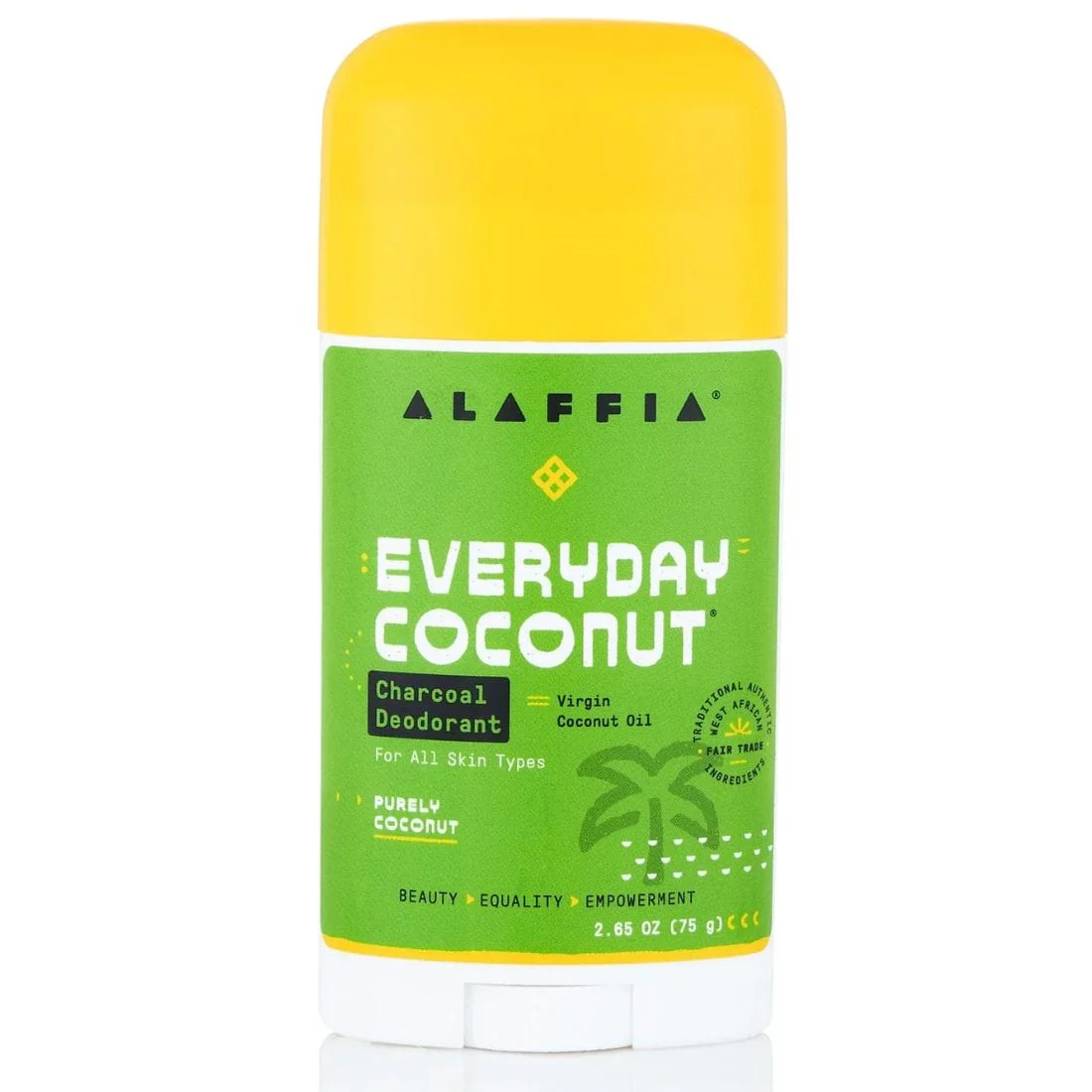 Alaffia EveryDay Coconut Charcoal Deodorant, 75g - Image 3