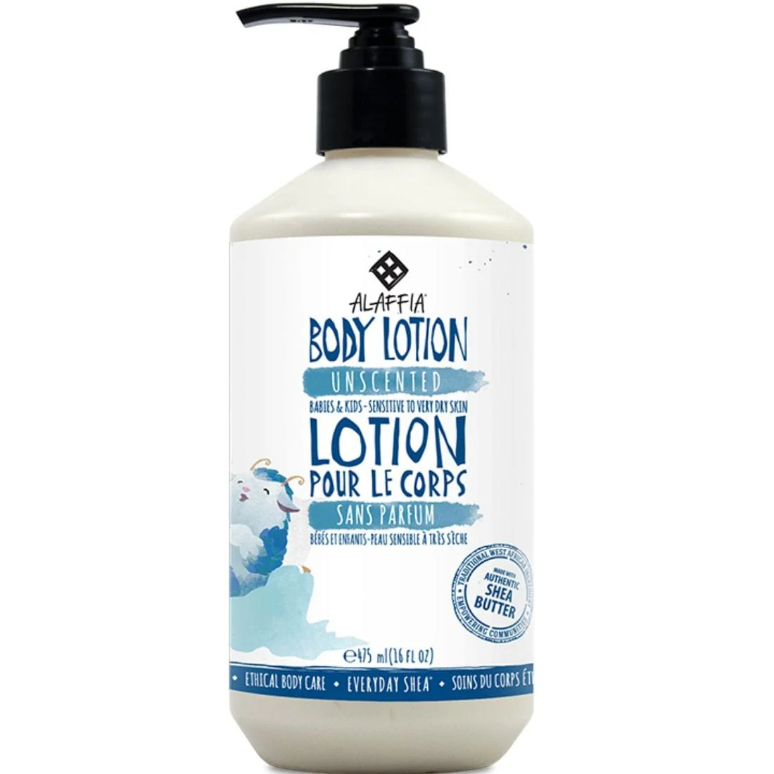 Alaffia Shea Baby Lotion, Calming Lemon-Lavender 475 ml - Image 2
