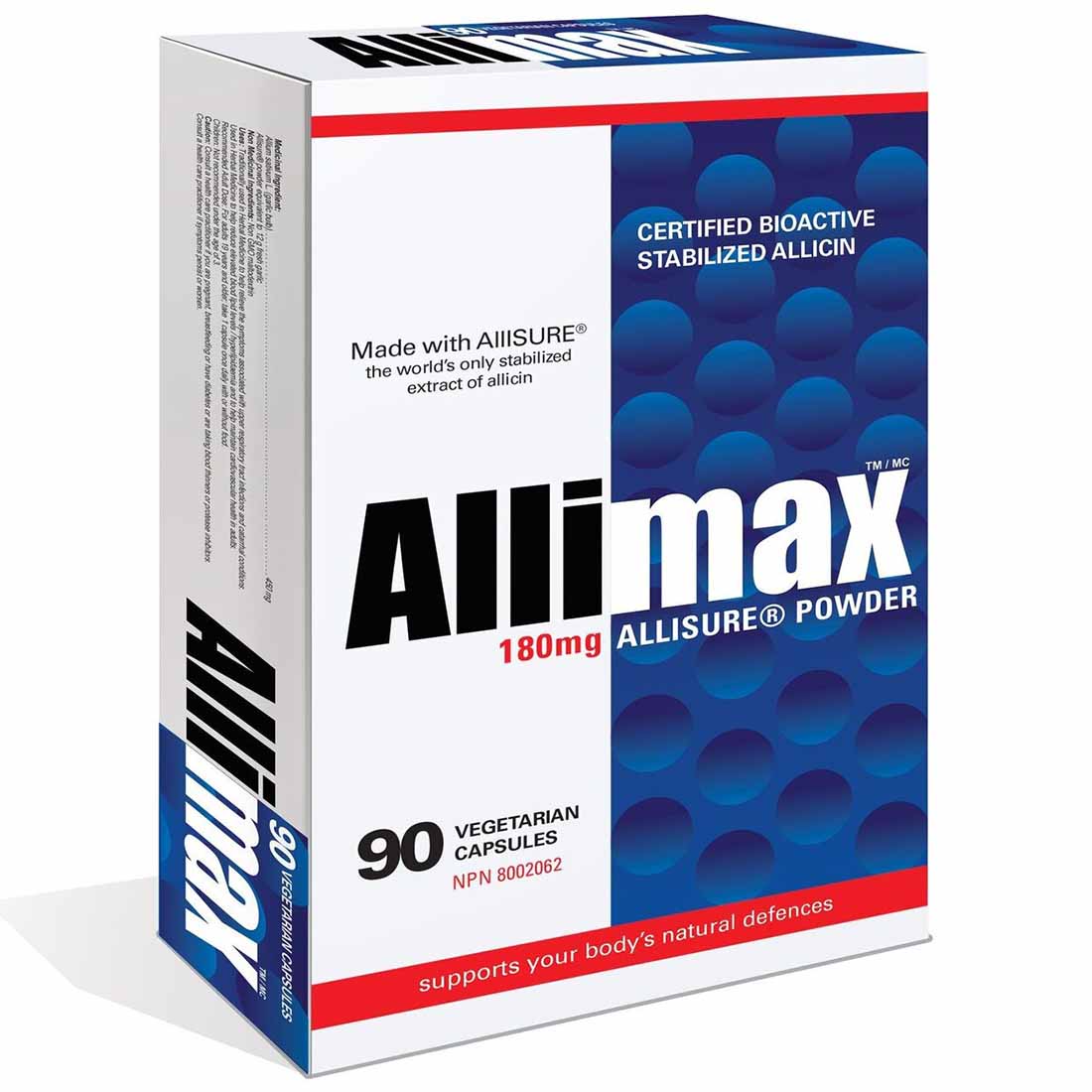Allimax 180mg Stabilized Allicin, Certified Bioactive Fresh, Raw Garlic, Optimized Immune System Support - Image 4