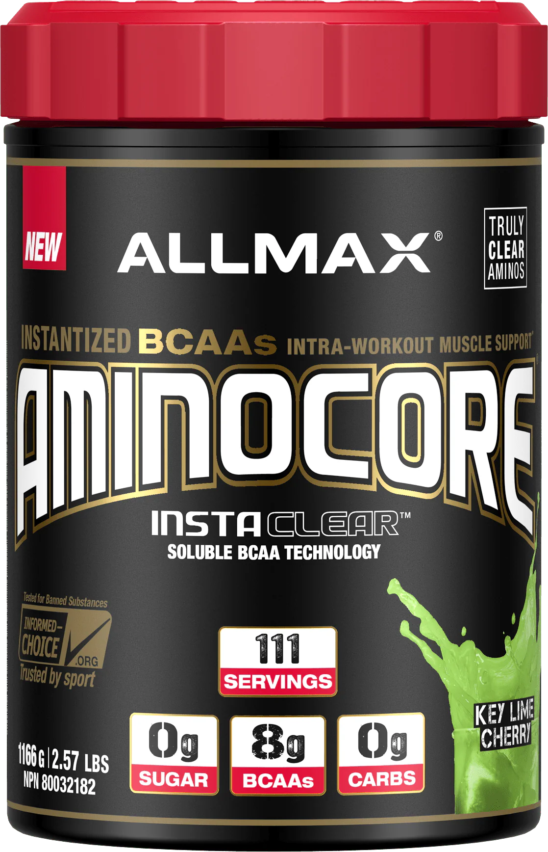 Allmax Aminocore BCAA Powder, Instantized Clear Amino Muscle Support CLEARANCE 50% Off Final Sale - Image 9