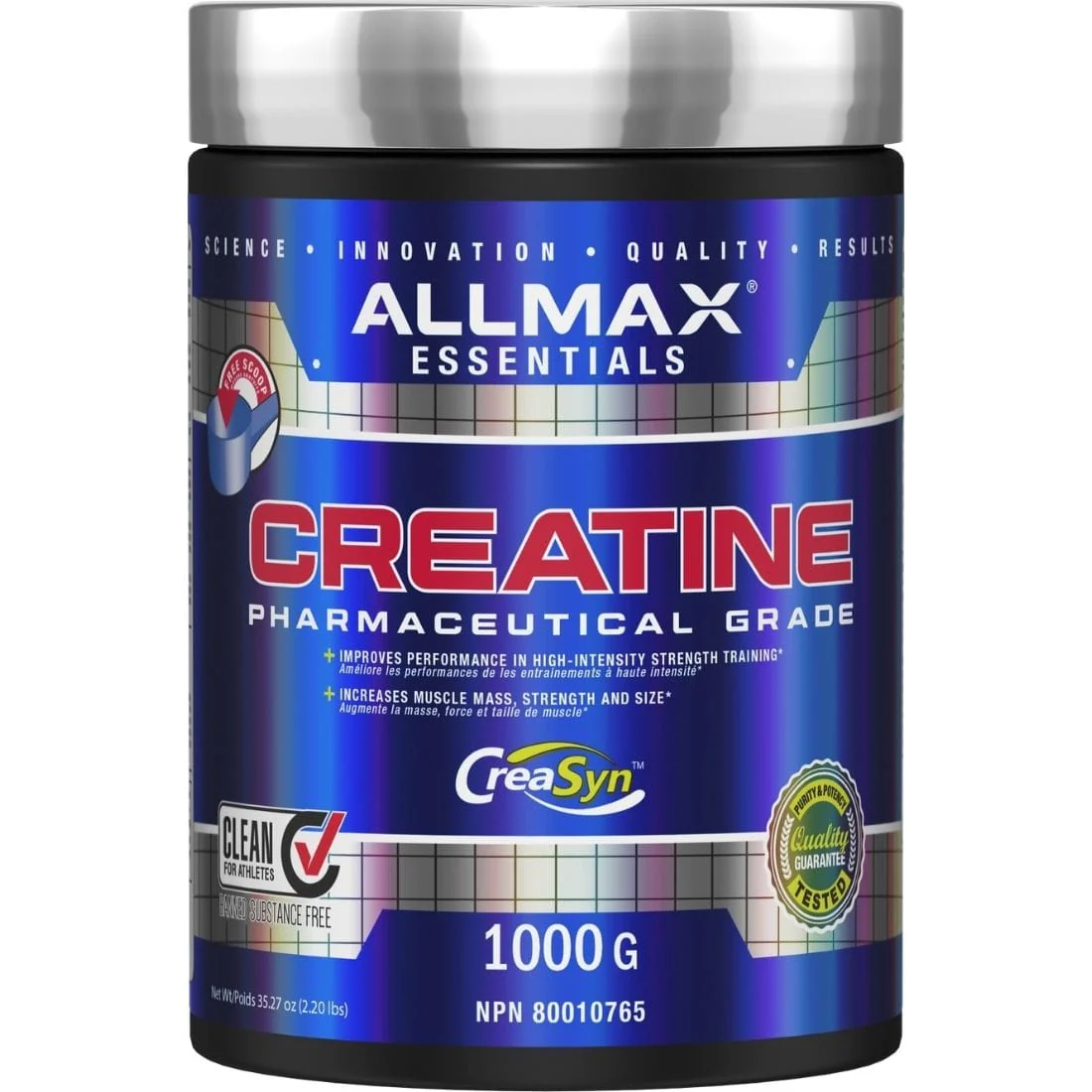 Allmax Creatine Monohydrate Powder, Pharmaceutical Grade 100% Pure Creatine Powder - Image 4