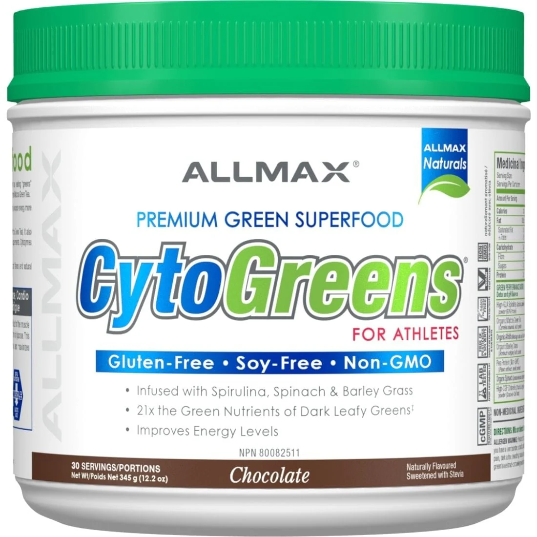 Allmax CytoGreens Greens Powder and Superfood CLEARANCE Final Sale - Image 5