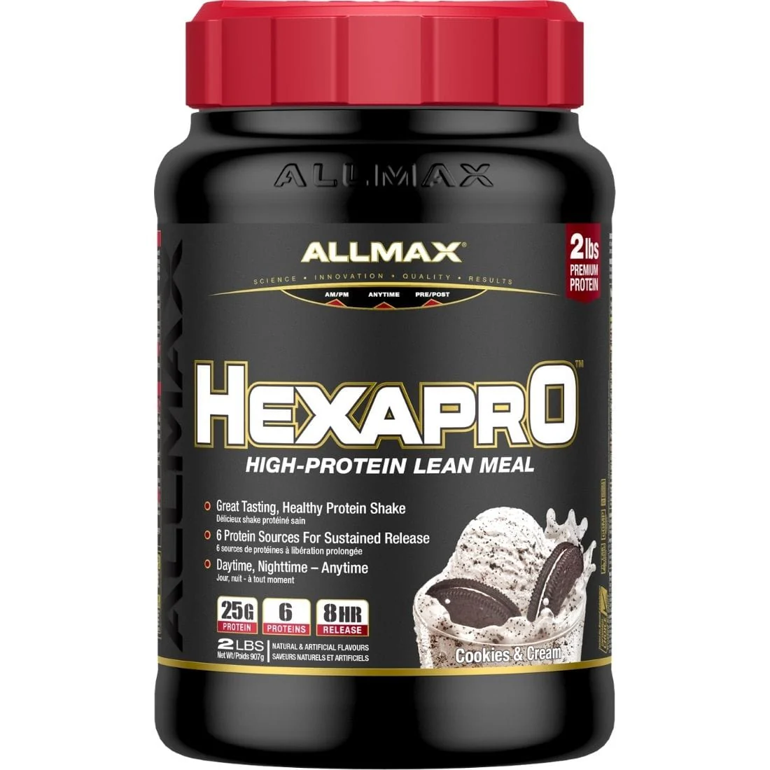 Allmax Hexapro Protein Shake, Meal Replacement Protein, High Protein Shake with BCAAs - Image 5