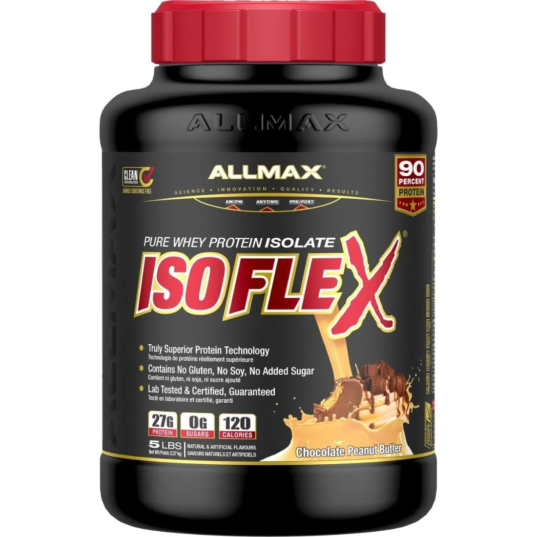 Allmax Isoflex Pure Whey Isolate Protein Powder, Gluten-Free, No added Sugar CLEARANCE 75% Off Final Sale - Image 11