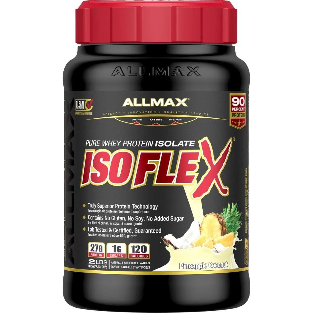 Allmax Isoflex Pure Whey Isolate Protein Powder, Gluten-Free, No added Sugar CLEARANCE 75% Off Final Sale - Image 14