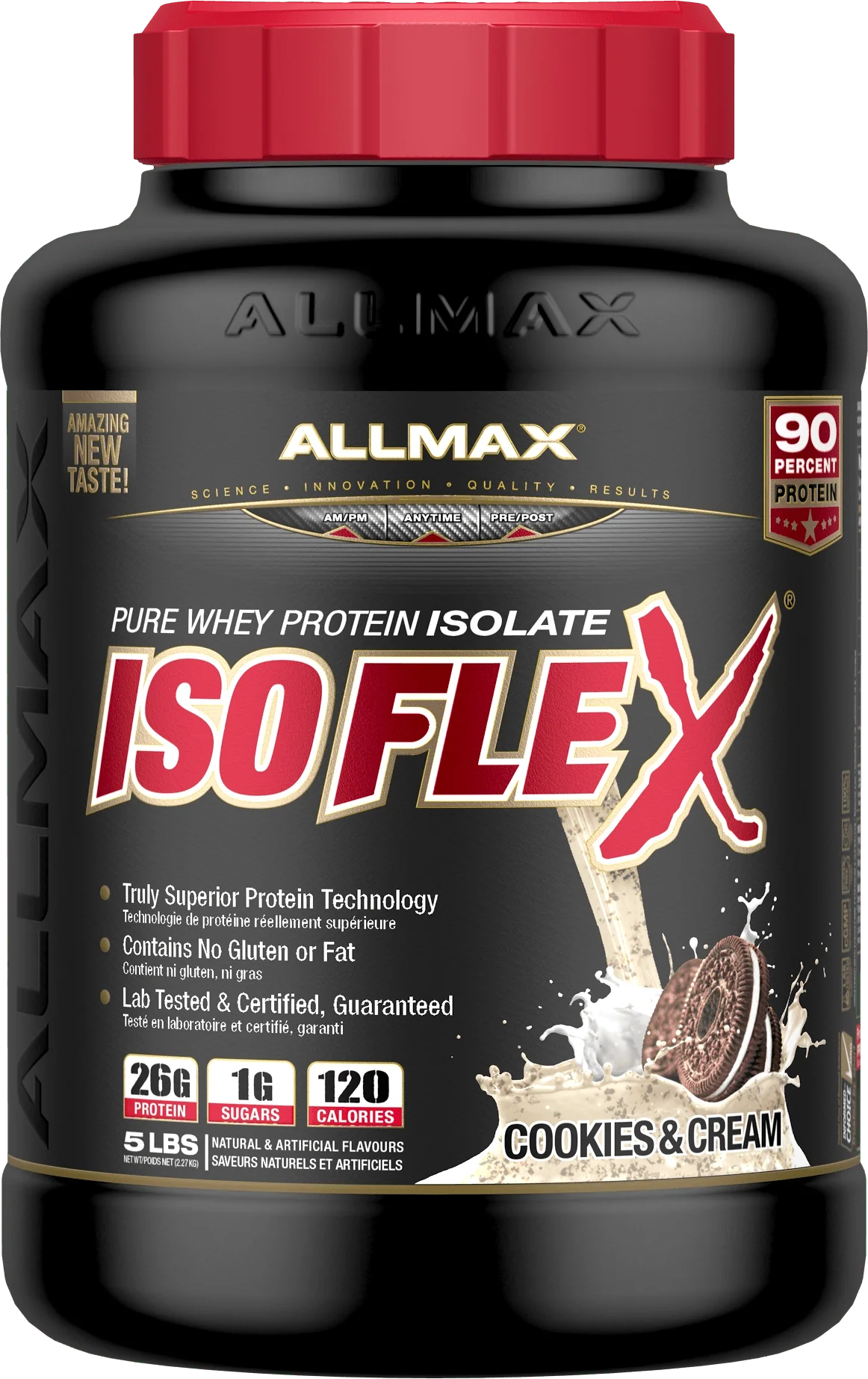 Allmax Isoflex Pure Whey Isolate Protein Powder, Gluten-Free, No added Sugar CLEARANCE 75% Off Final Sale - Image 15