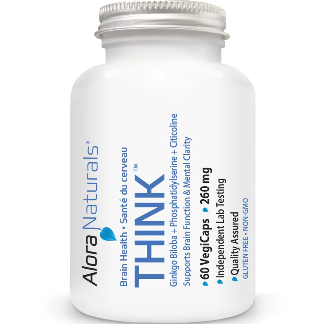 Alora Naturals Think, 60 Vegetable Capsules