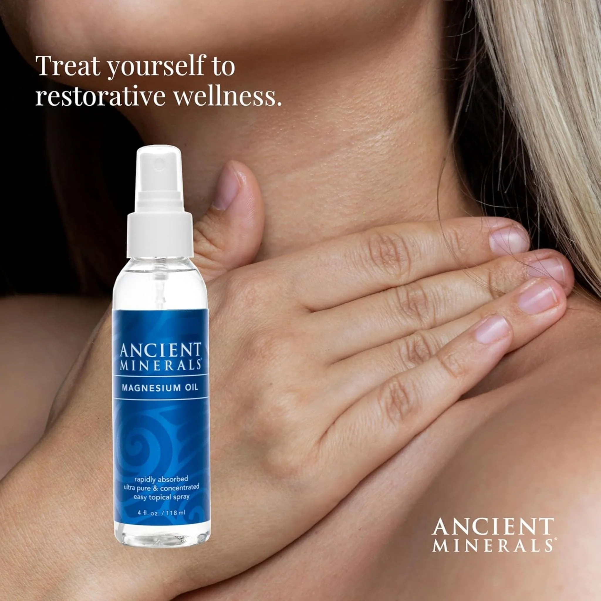 Ancient Minerals Magnesium Oil Spray, Supports Muscle Recovery and Relaxation, 118ml-1L - Image 5