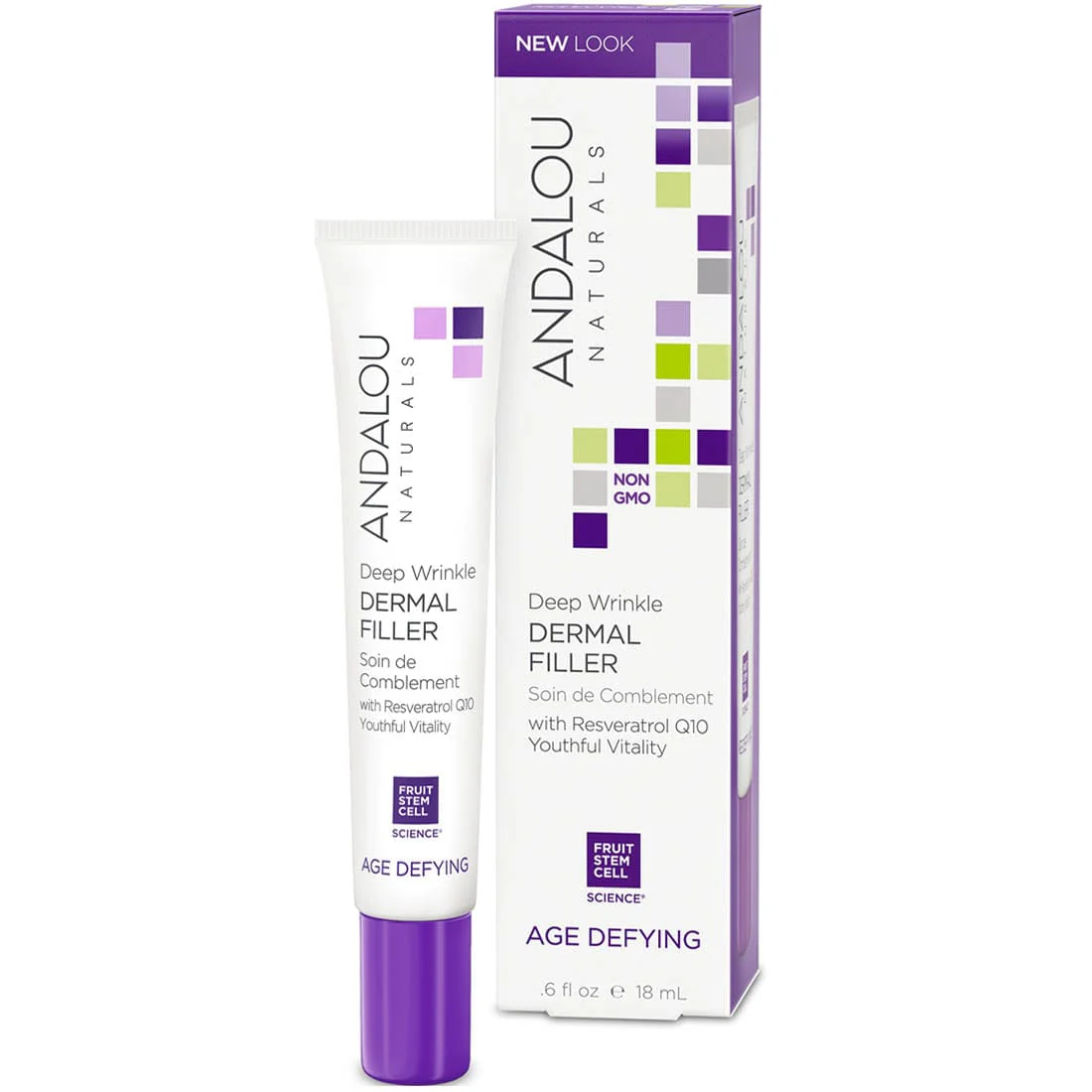 Andalou Naturals Deep Wrinkle Dermal Filler, 18ml