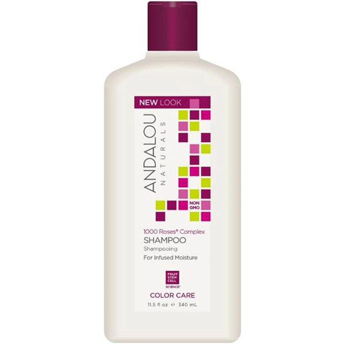 Andalou Naturals 1000 Roses Colour Care Shampoo, 340ml
