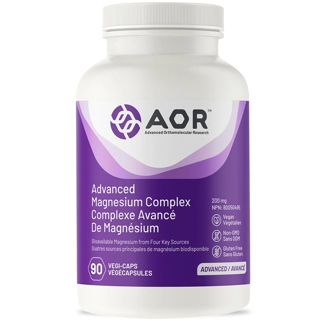 AOR Advanced Magnesium Complex 200mg Capsules - Image 2