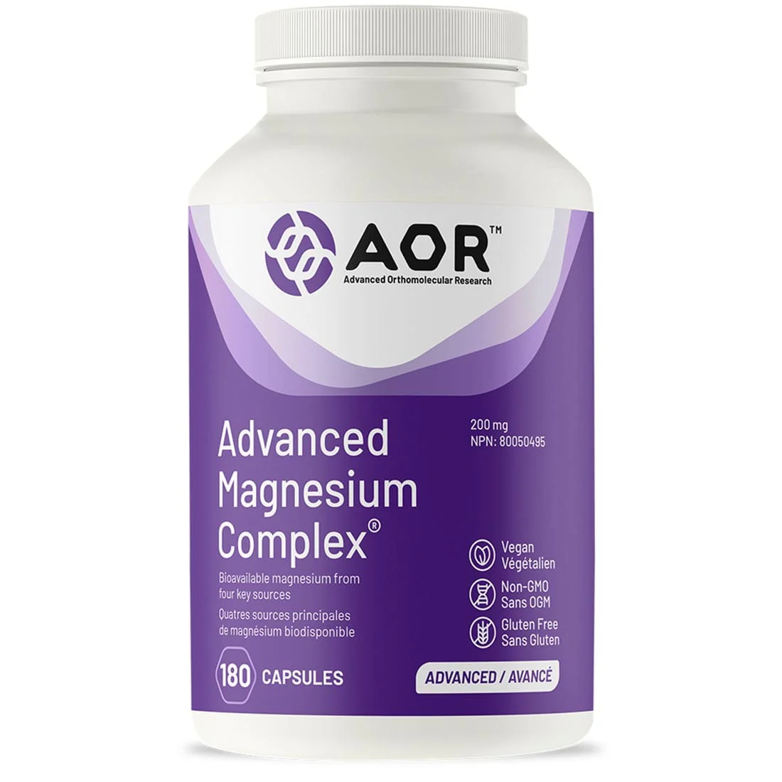 AOR Advanced Magnesium Complex 200mg Capsules - Image 3