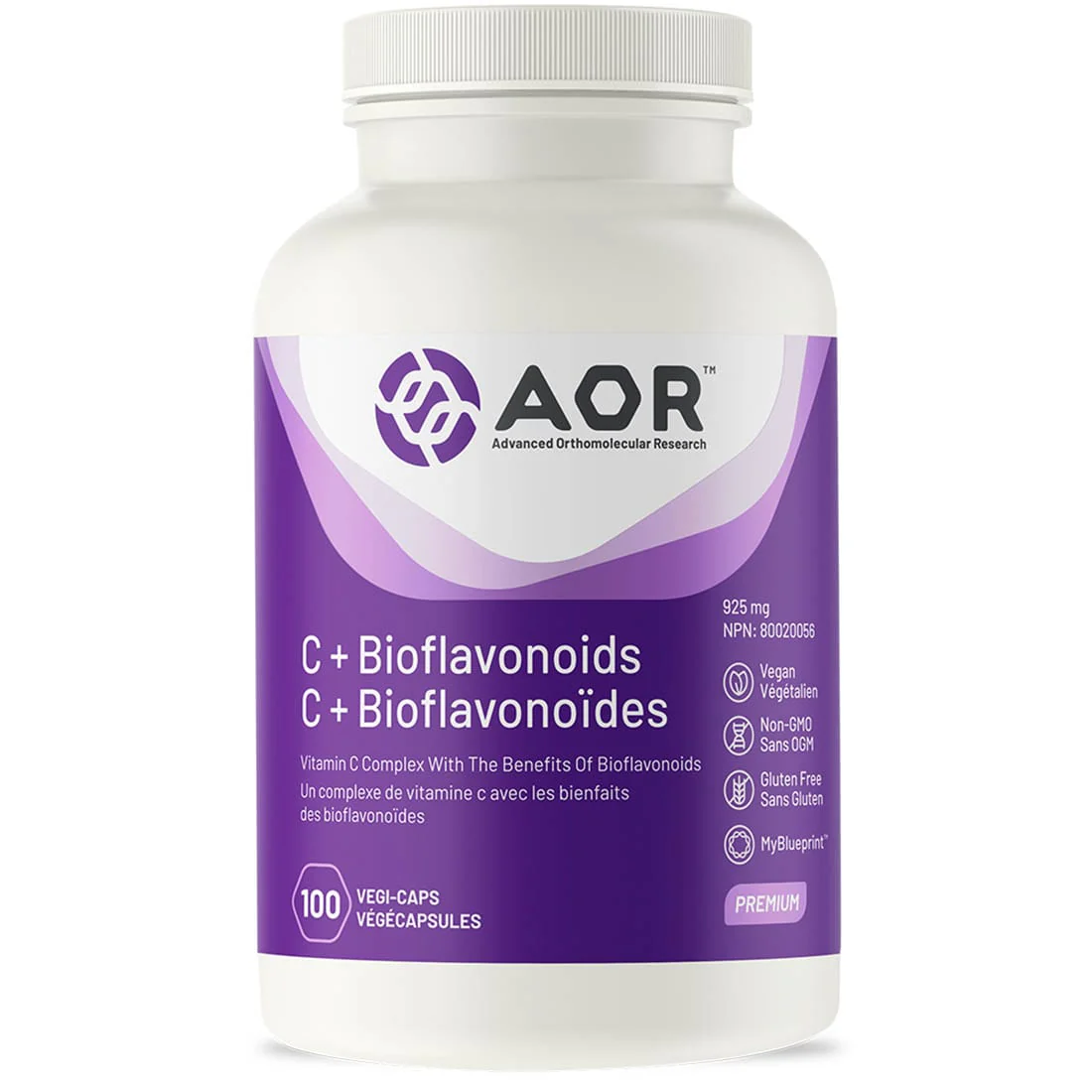 AOR C + Bioflavonoids Vitamin C Complex, 925mg - Image 2