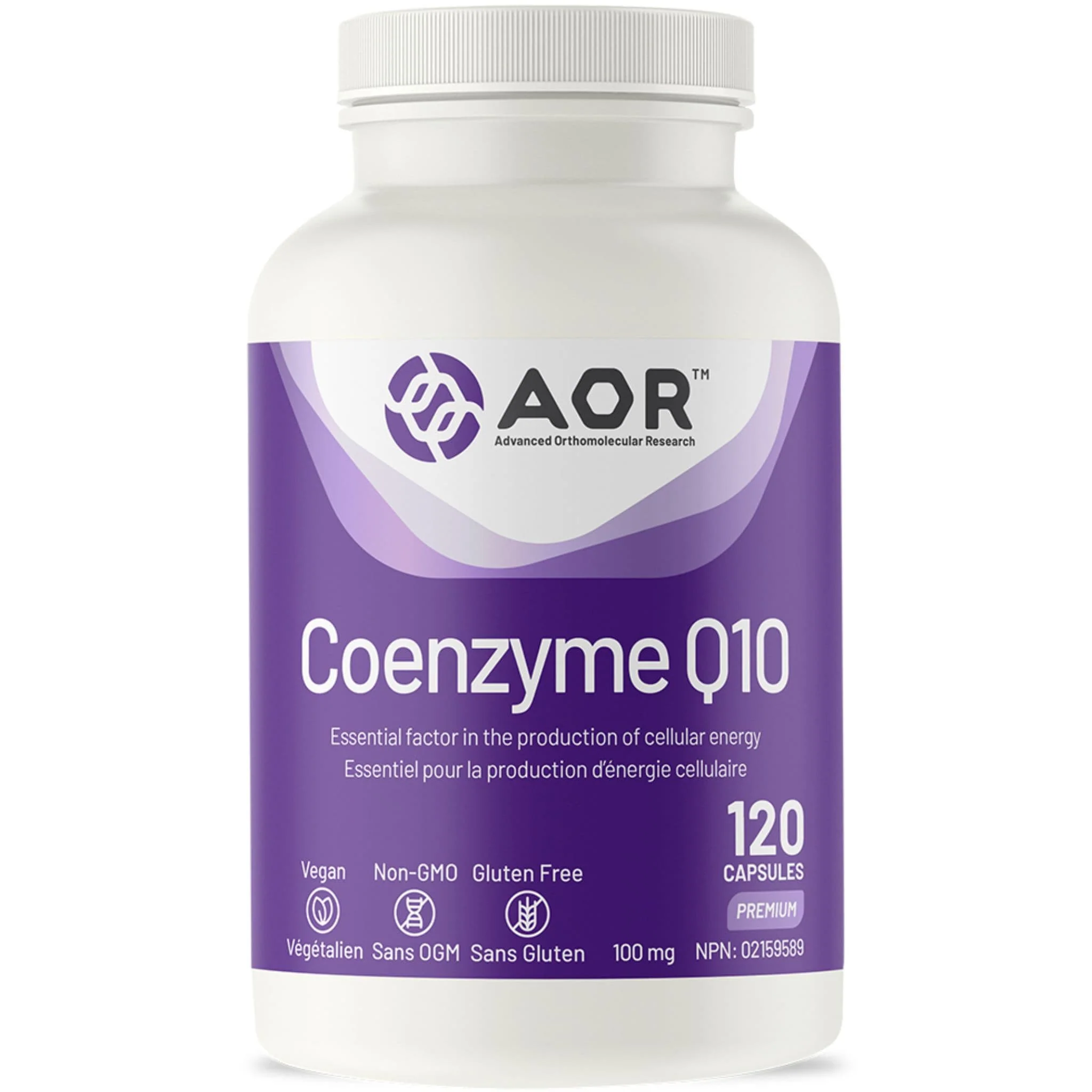AOR Coenzyme Q10 100mg Capsules - Image 4