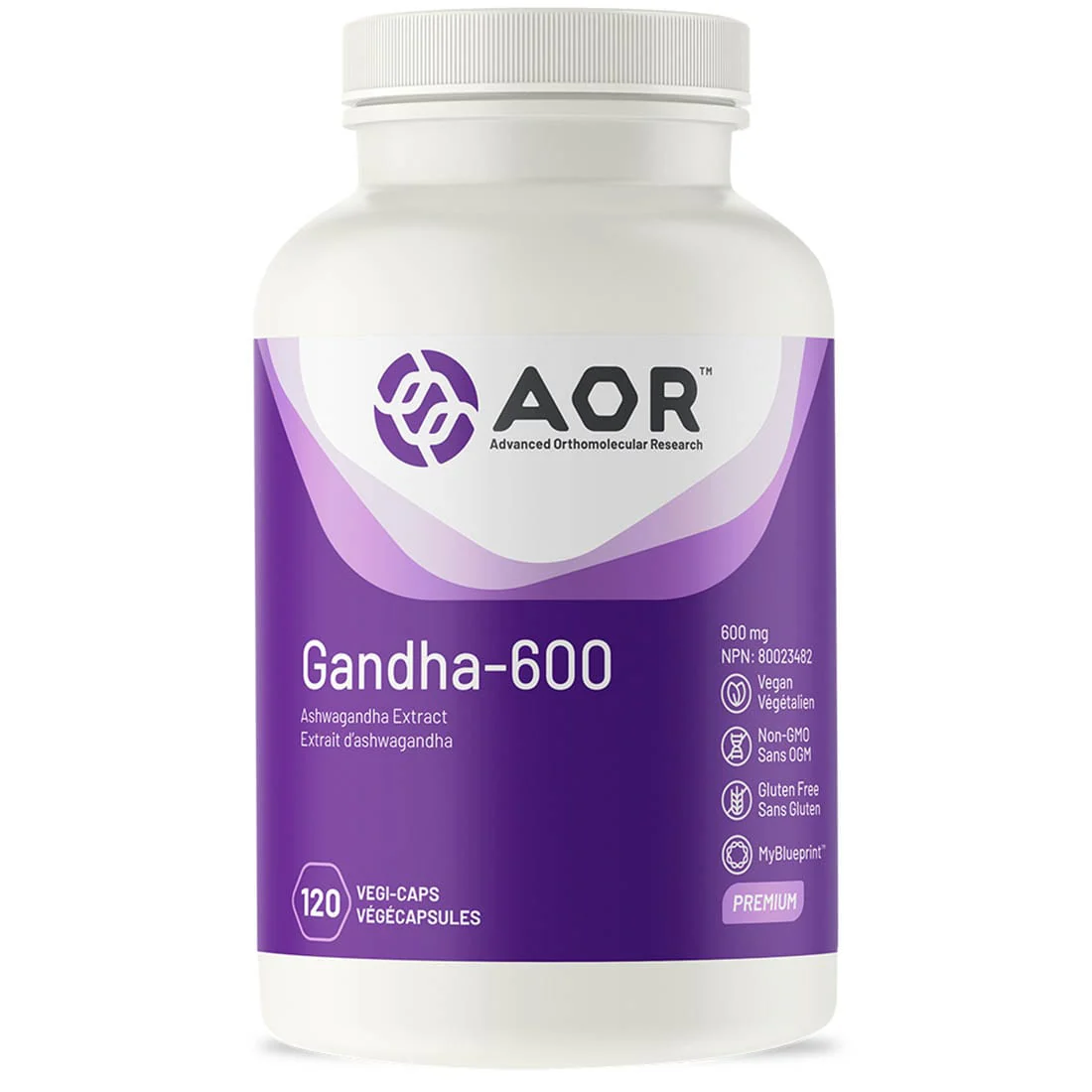 AOR Gandha 600, Ashwagandha 600mg