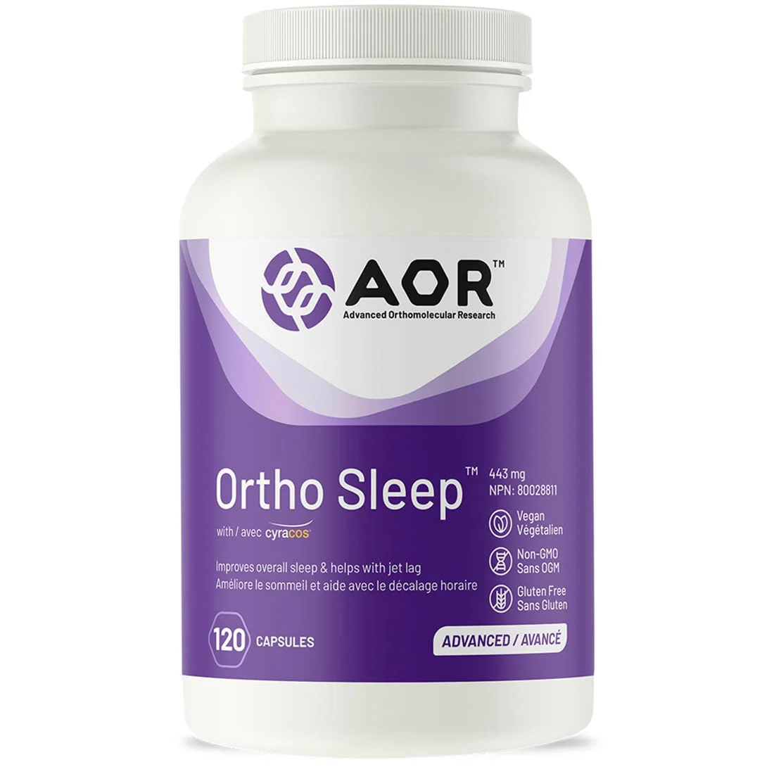 AOR Ortho-Sleep 443mg, Advanced Sleep Aid, Promotes relaxation and reduces anxiety, Restores restful sleep patterns - Image 2