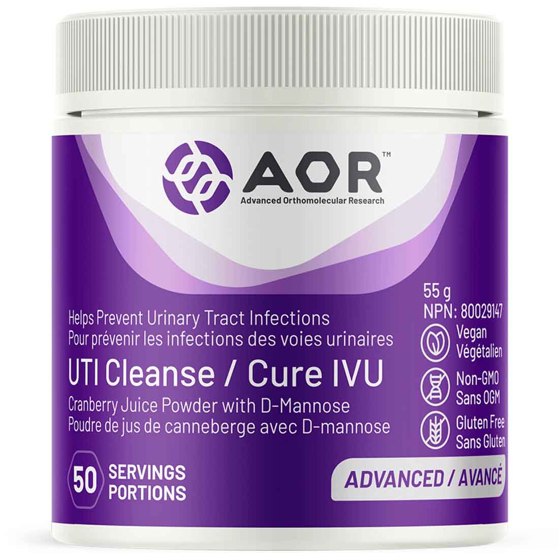 AOR UTI Cleanse Now with Cranberry Powder - Image 3