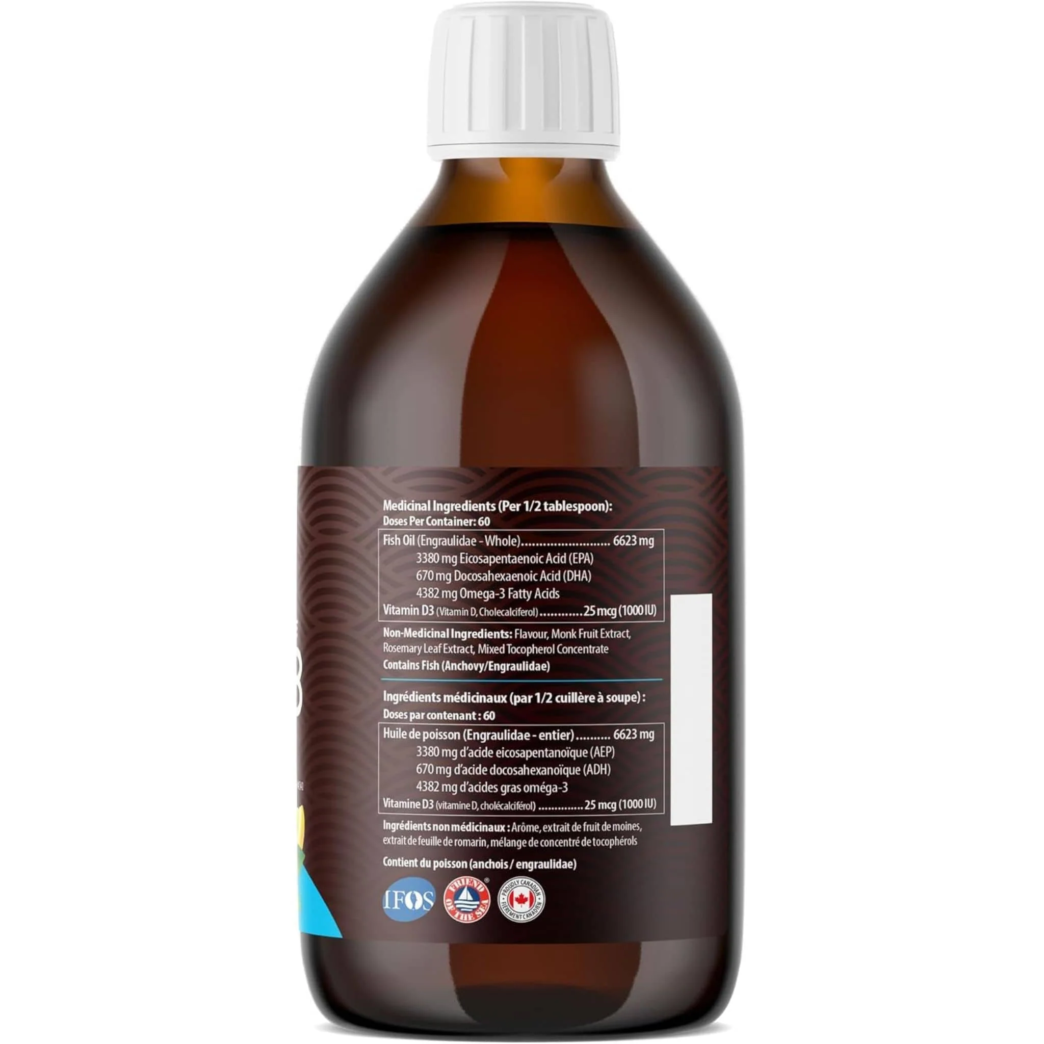 AquaOmega High EPA Omega 3 Fish Oil, 5X Extra Strength Liquid Fish Oil - Image 8