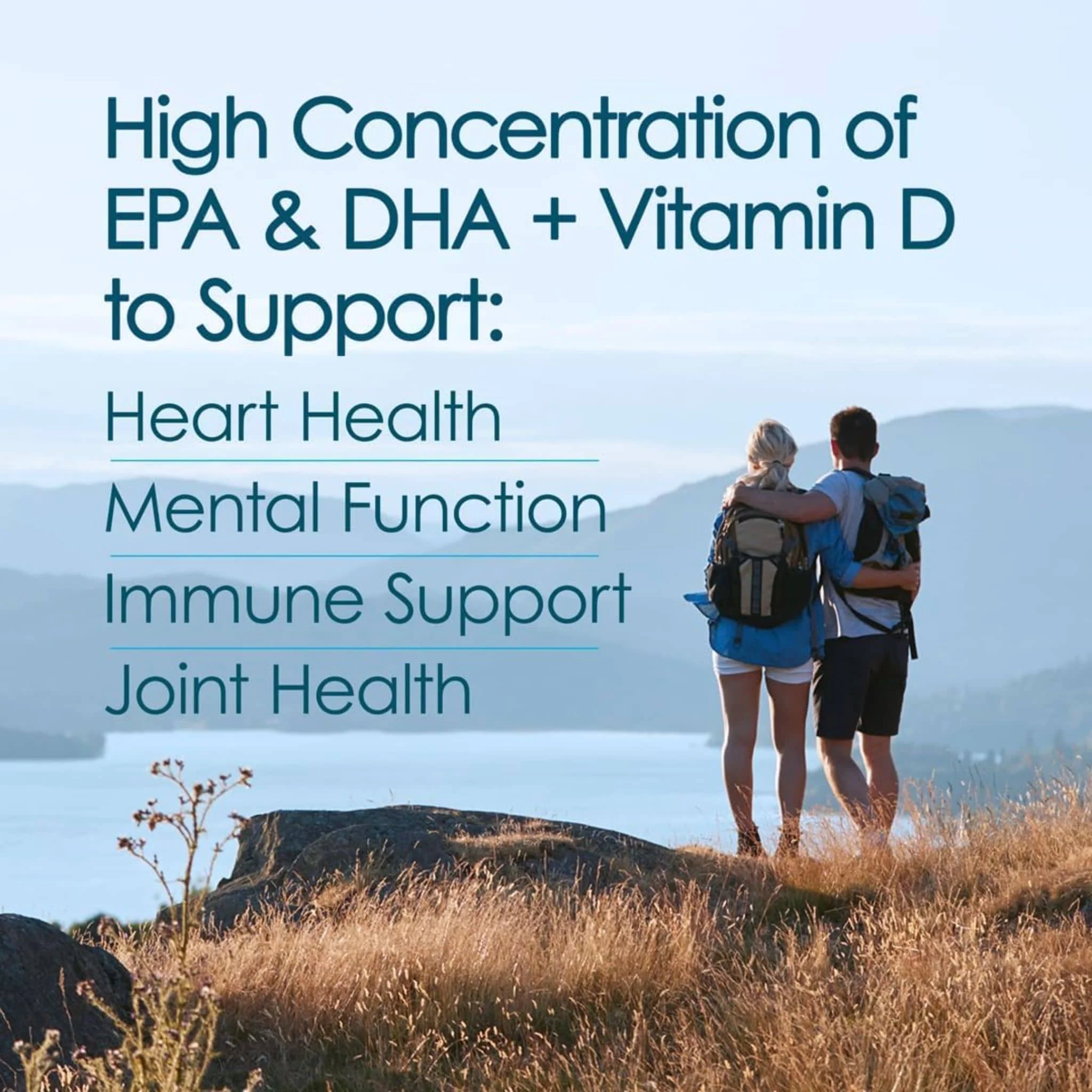 AquaOmega High EPA Omega 3 Fish Oil, 5X Extra Strength Fish Oil Softgels - Image 8