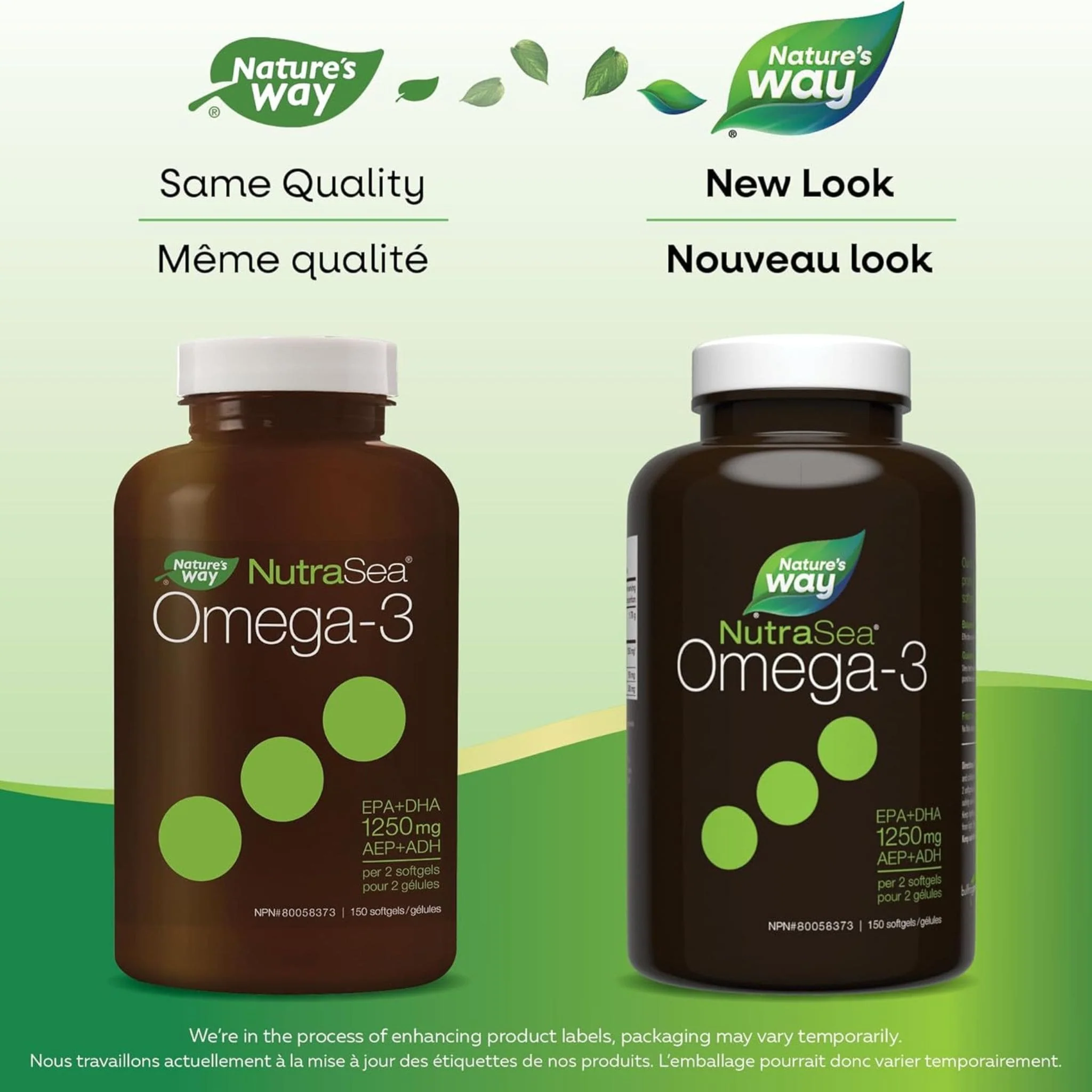 NutraSea Omega-3 Liquid Gels, 2X Concentrated, 60-150 Softgels - Image 8