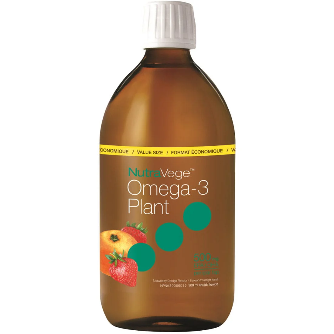NutraSea NutraVege Omega-3 Plant Sourced Liquid EPA DHA Plant Based Omega Oil, Vegan - Image 4