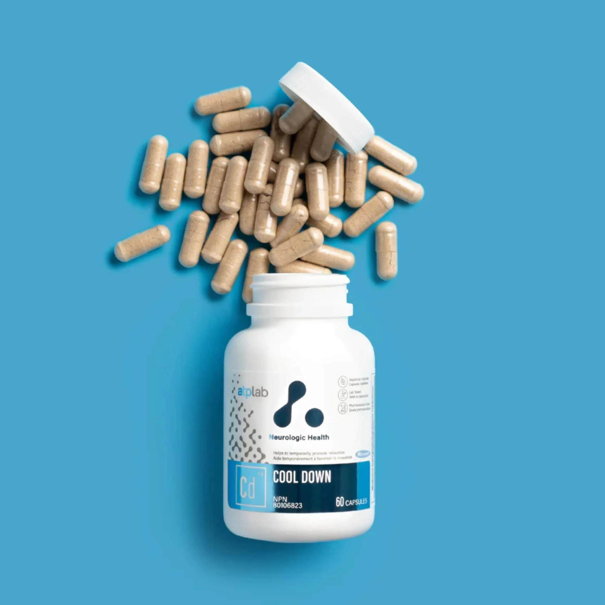 ATP Lab Cool Down, Stress, Anxiety and Depression Support, 60 Vegetable Capsules - Image 2
