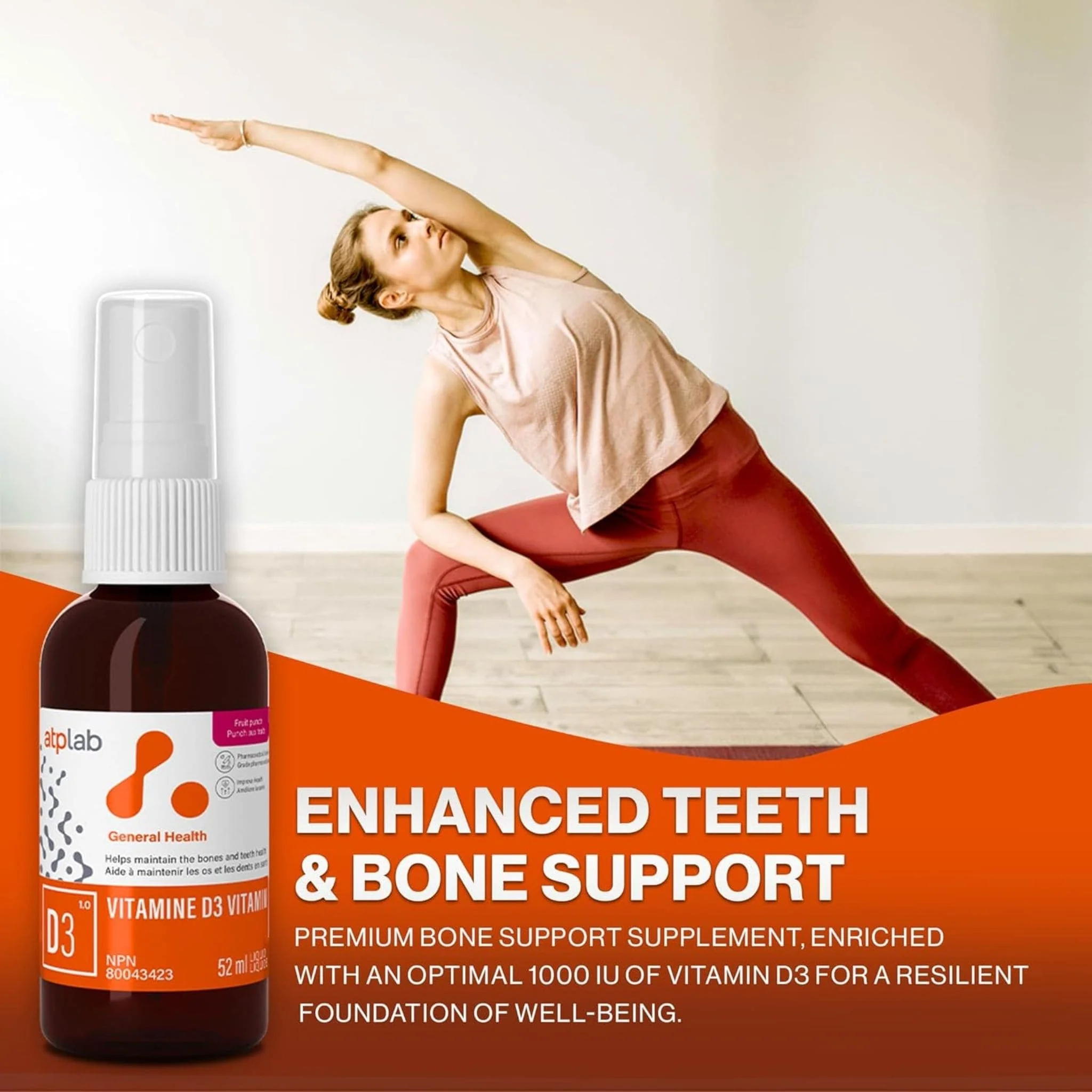 ATP Lab D3 Vitamin Spray, 52ml, Fruit Punch - Image 3