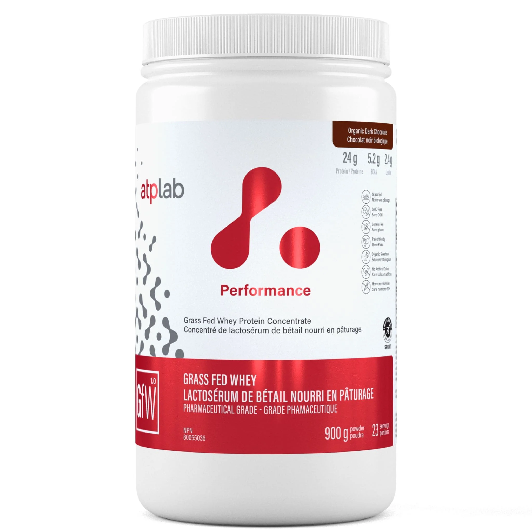 ATP Lab Grass Fed Whey Protein Powder, Supports Healthy Protein Metabolism, 30-60 Servings