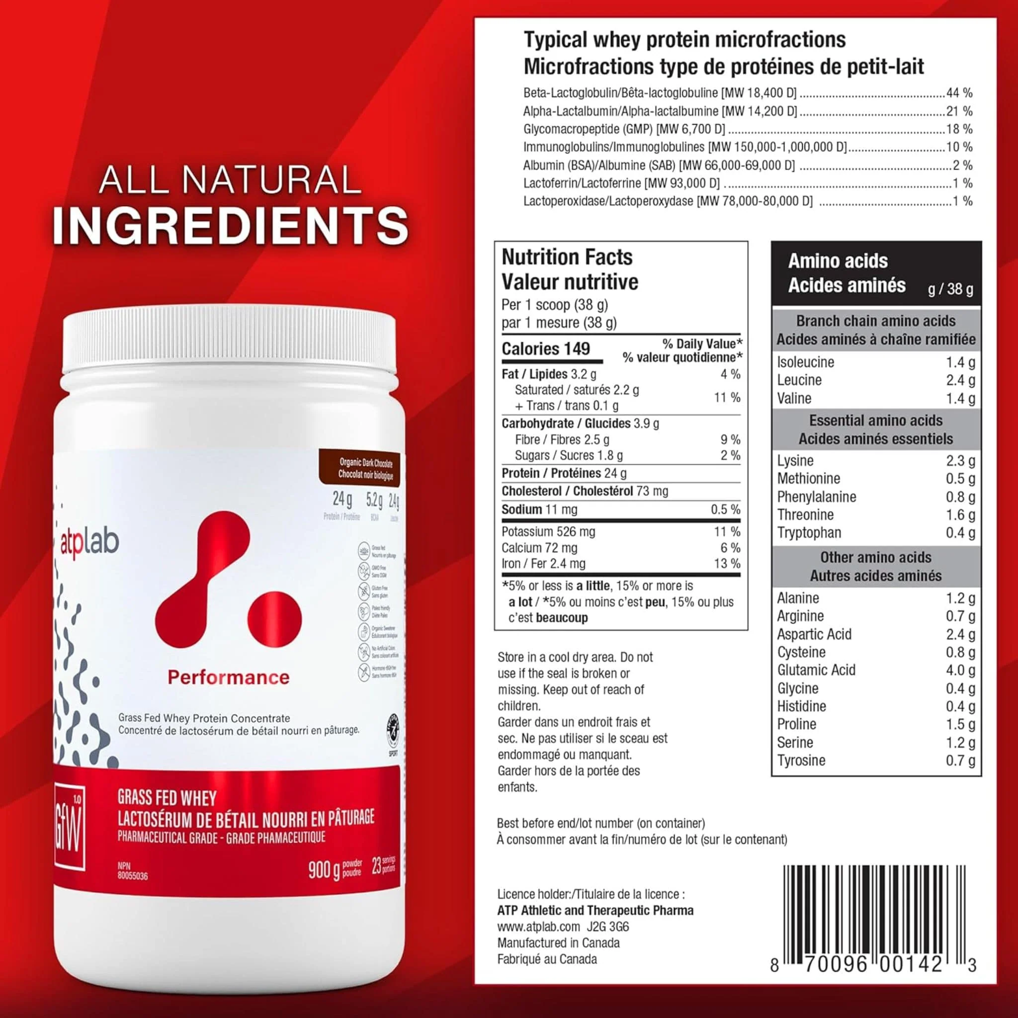 ATP Lab Grass Fed Whey Protein Powder, Supports Healthy Protein Metabolism, 30-60 Servings - Image 10