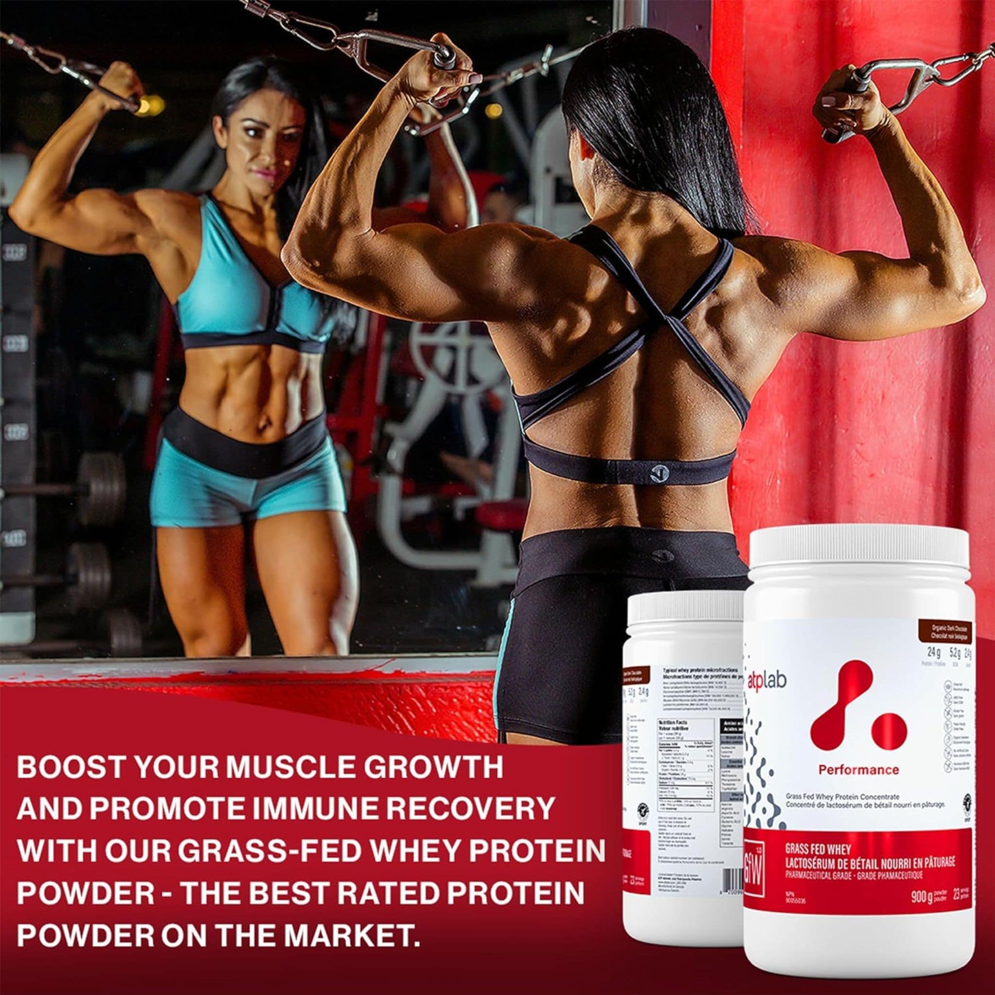 ATP Lab Grass Fed Whey Protein Powder, Supports Healthy Protein Metabolism, 30-60 Servings - Image 4