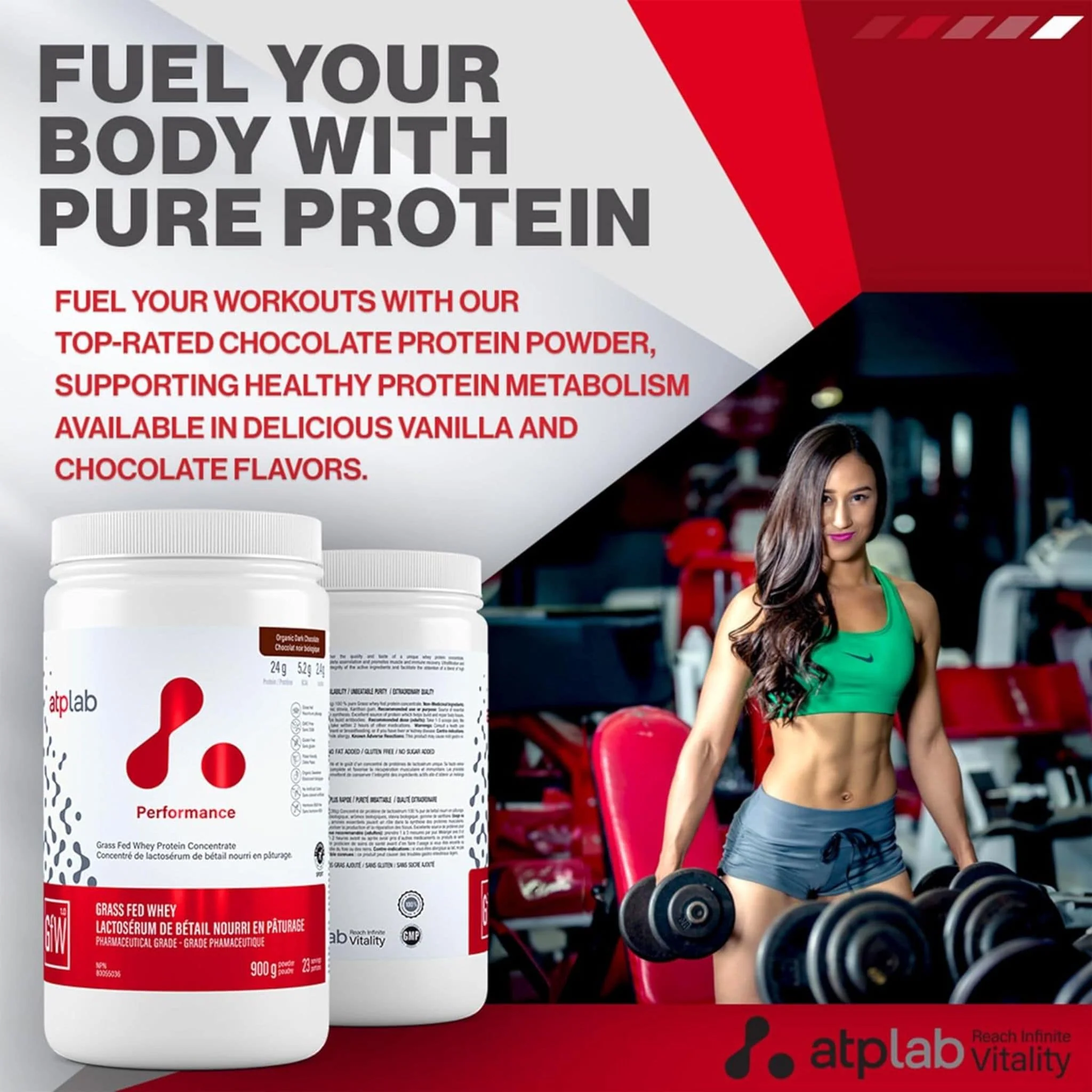 ATP Lab Grass Fed Whey Protein Powder, Supports Healthy Protein Metabolism, 30-60 Servings - Image 7