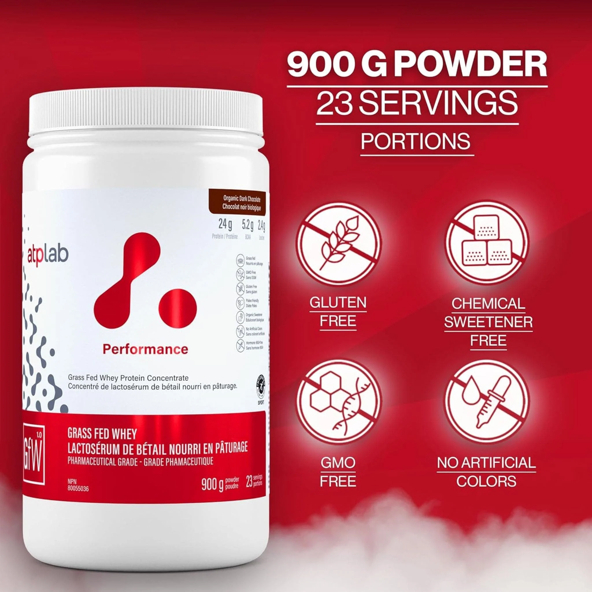 ATP Lab Grass Fed Whey Protein Powder, Supports Healthy Protein Metabolism, 30-60 Servings - Image 8