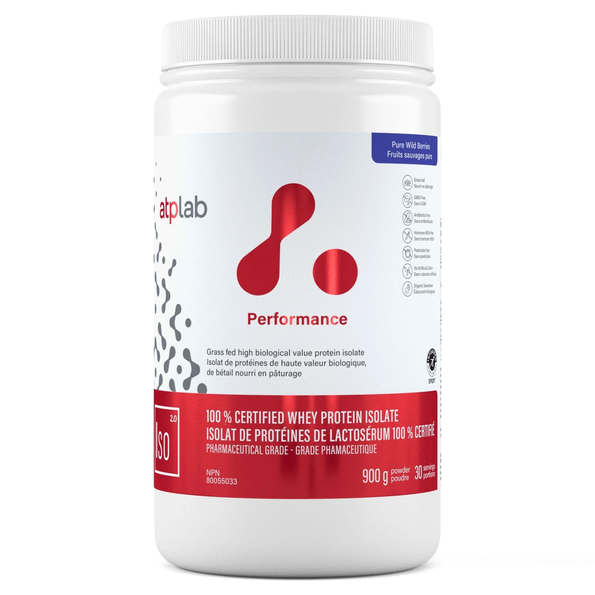 ATP Lab ISO, Certified Whey Protein Isolate Powder, Grass-Fed, 900g, 30 Servings - Image 14