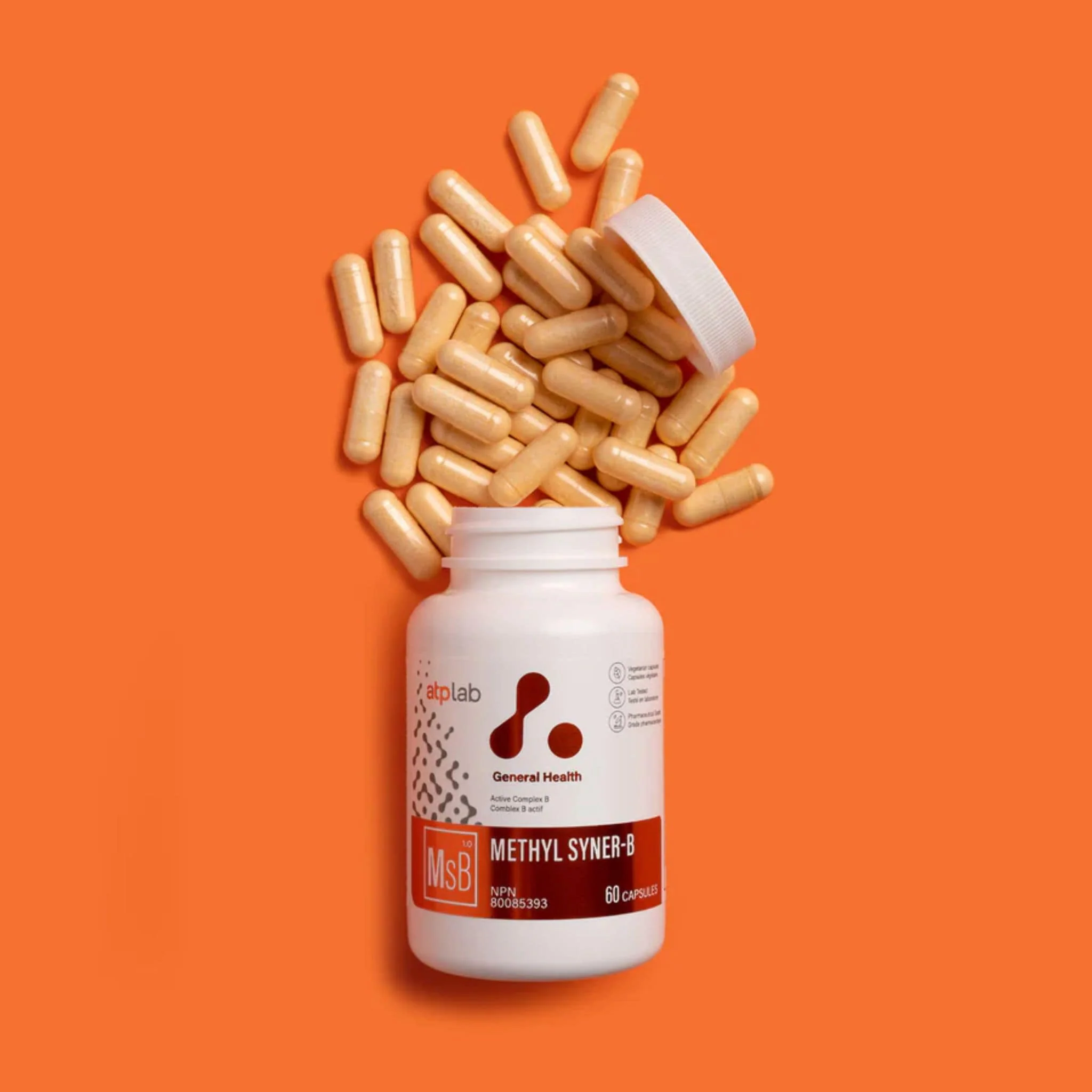 ATP Lab Methyl Syner-B, 60 Vegetable Capsules - Image 2