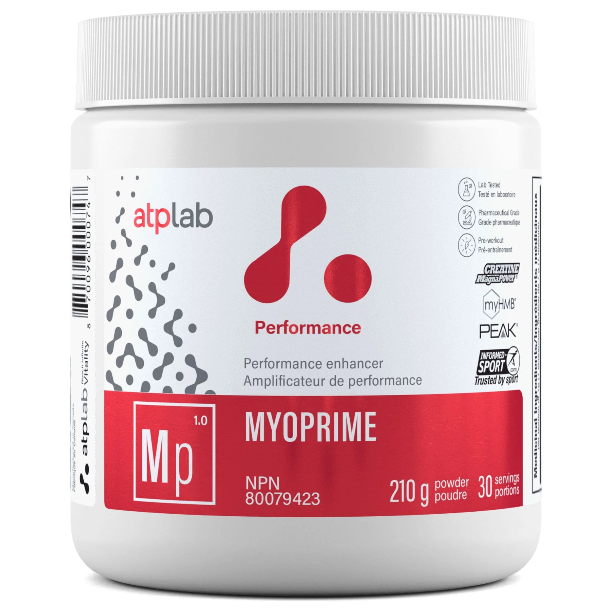 ATP Lab Myoprime Powder, Supports Athletic Performance, 210g, 30 Servings - Image 10