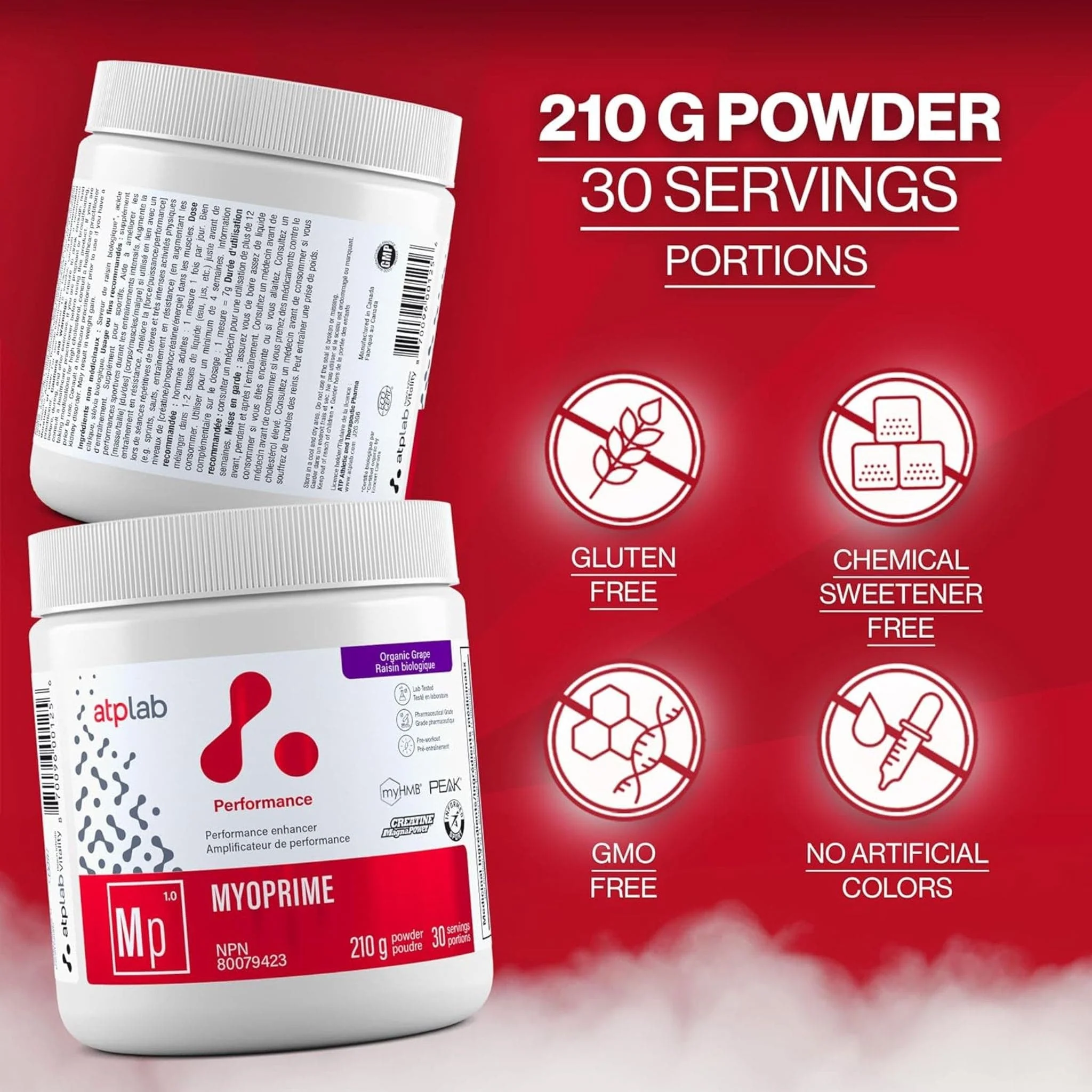 ATP Lab Myoprime Powder, Supports Athletic Performance, 210g, 30 Servings - Image 8